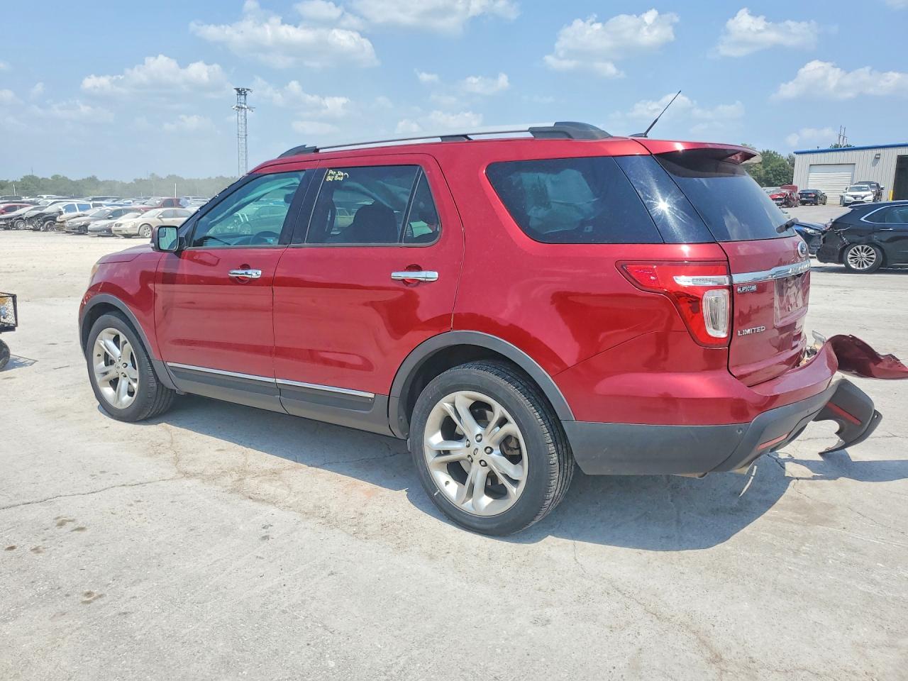 2014 Ford Explorer Limited Красный vin: 1FM5K7F81EGA44475