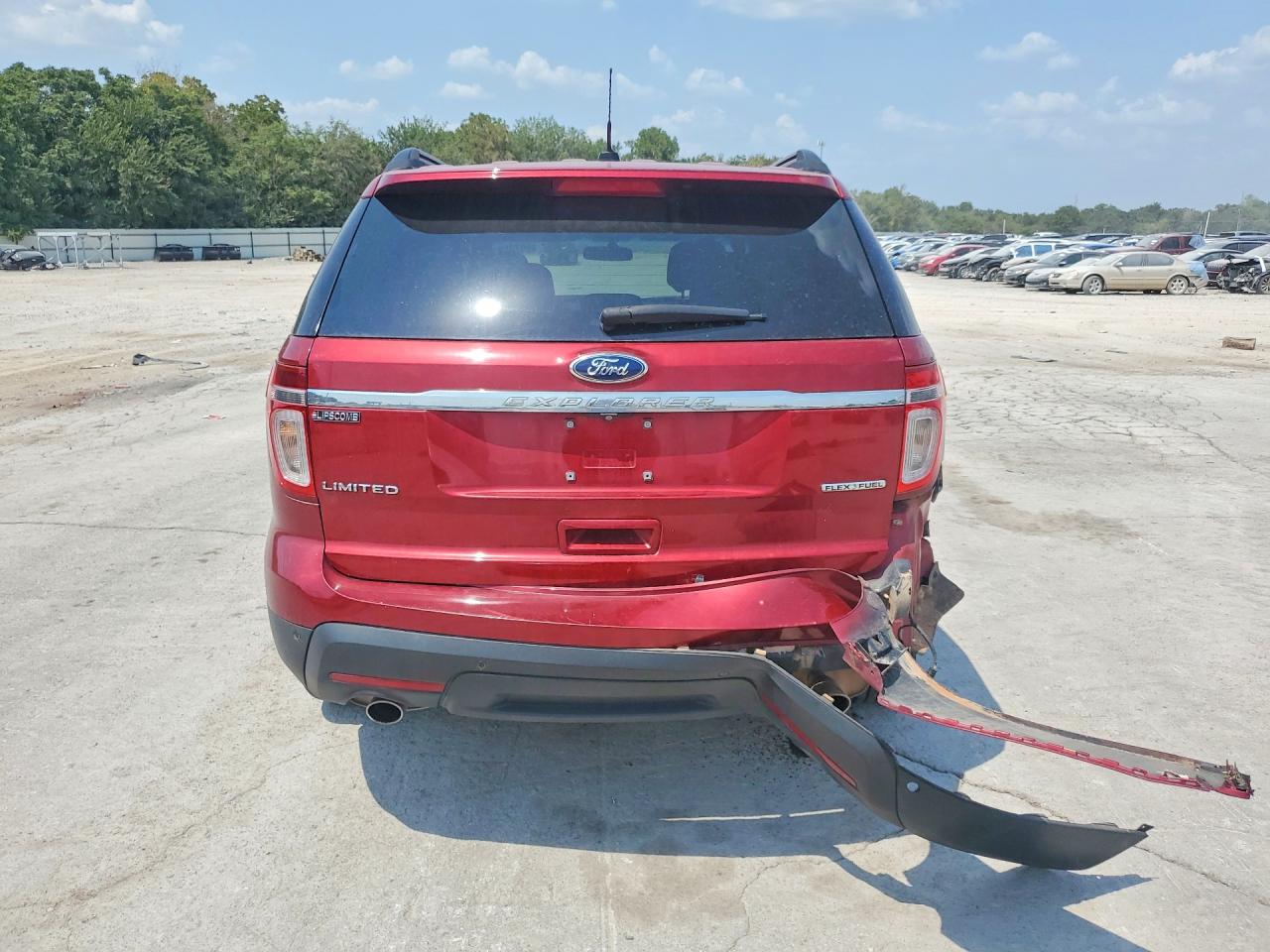 2014 Ford Explorer Limited Красный vin: 1FM5K7F81EGA44475