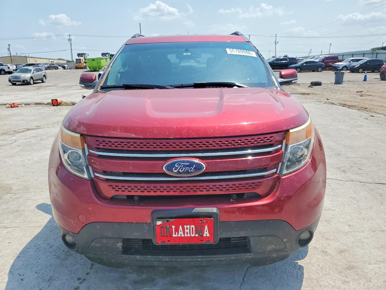 2014 Ford Explorer Limited Красный vin: 1FM5K7F81EGA44475