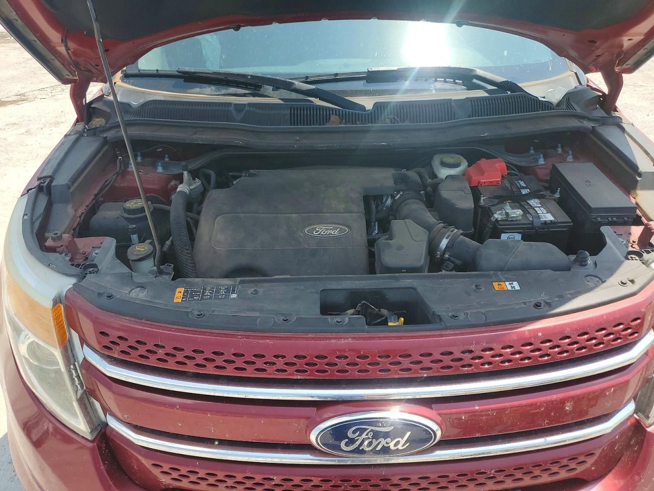 2014 Ford Explorer Limited Красный vin: 1FM5K7F81EGA44475