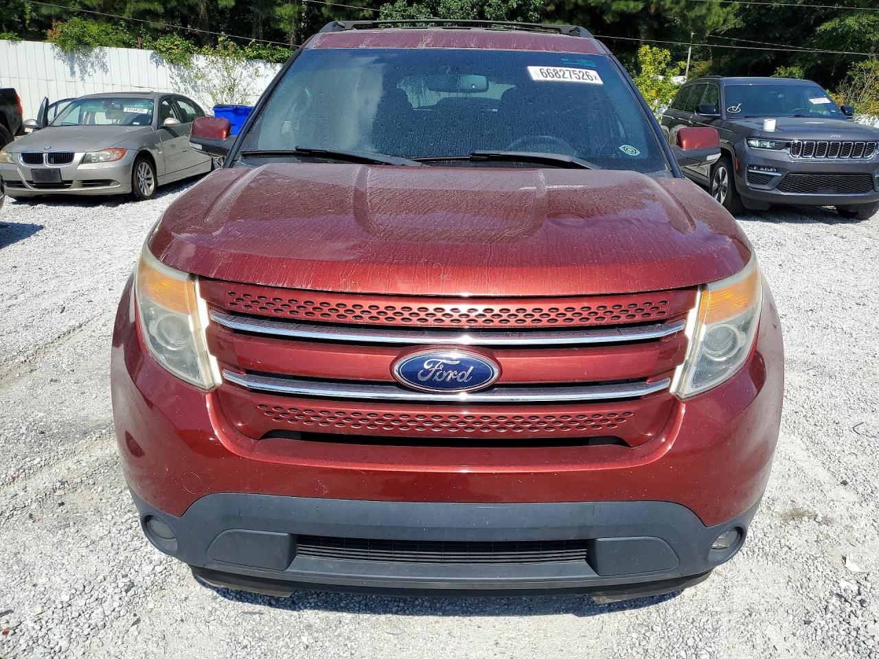 2014 Ford Explorer Limited Orange vin: 1FM5K7F81EGA97015