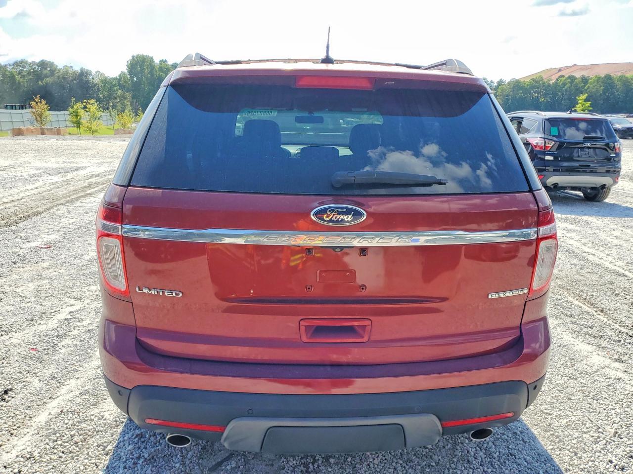 2014 Ford Explorer Limited Orange vin: 1FM5K7F81EGA97015