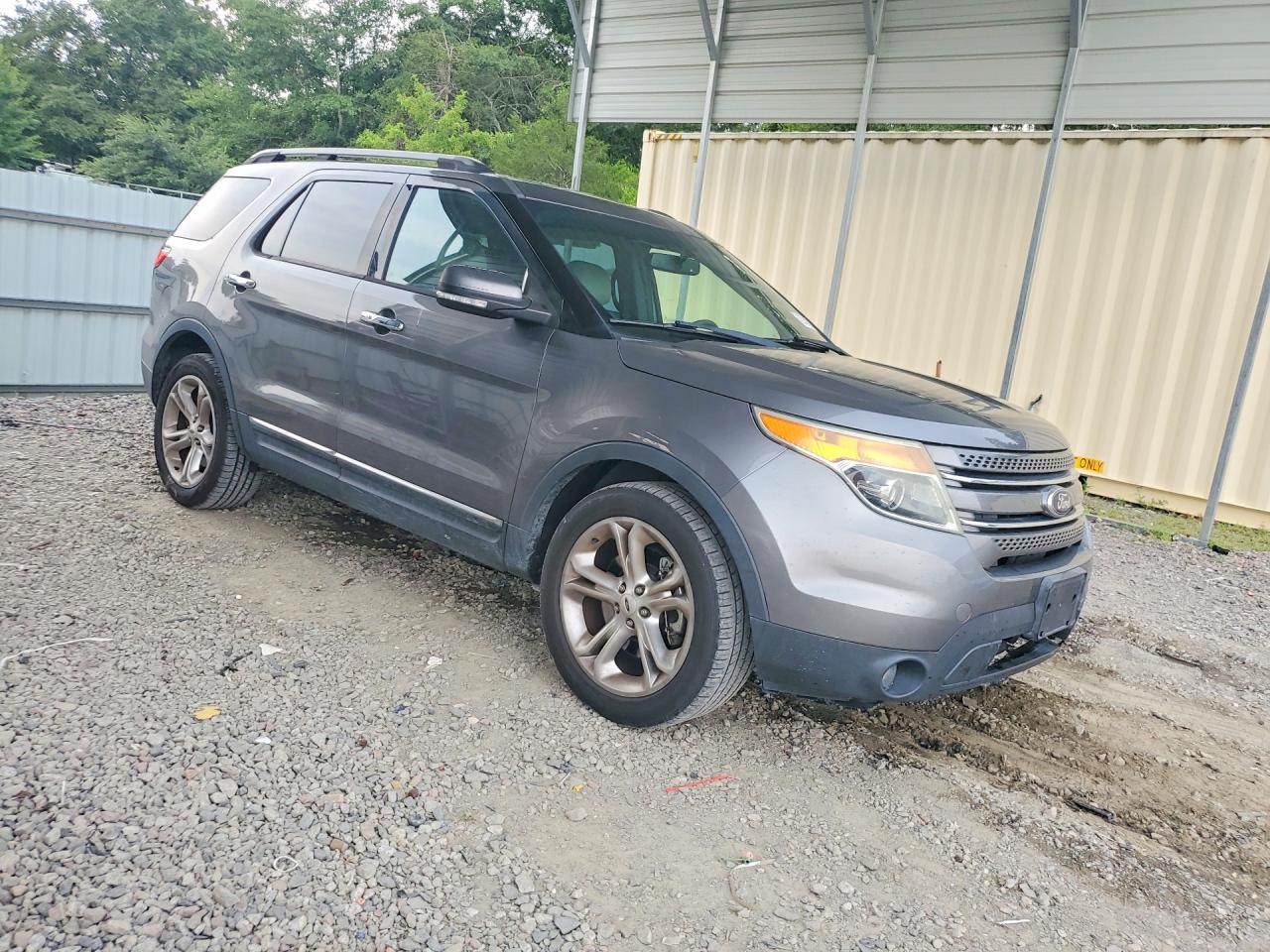 2014 Ford Explorer Limited Gray vin: 1FM5K7F81EGC48984