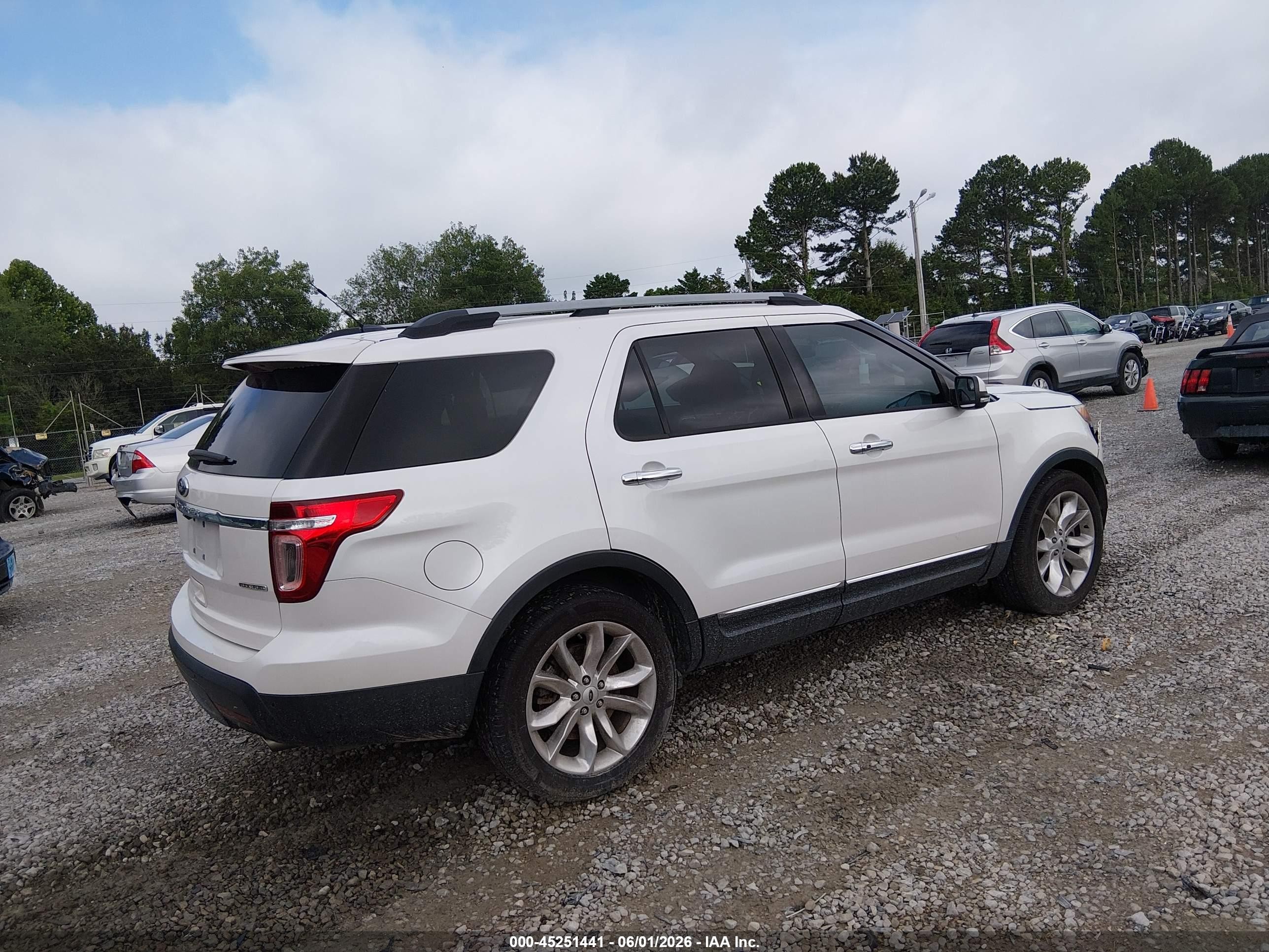 2015 Ford Explorer Limited Белый vin: 1FM5K7F81FGA10392