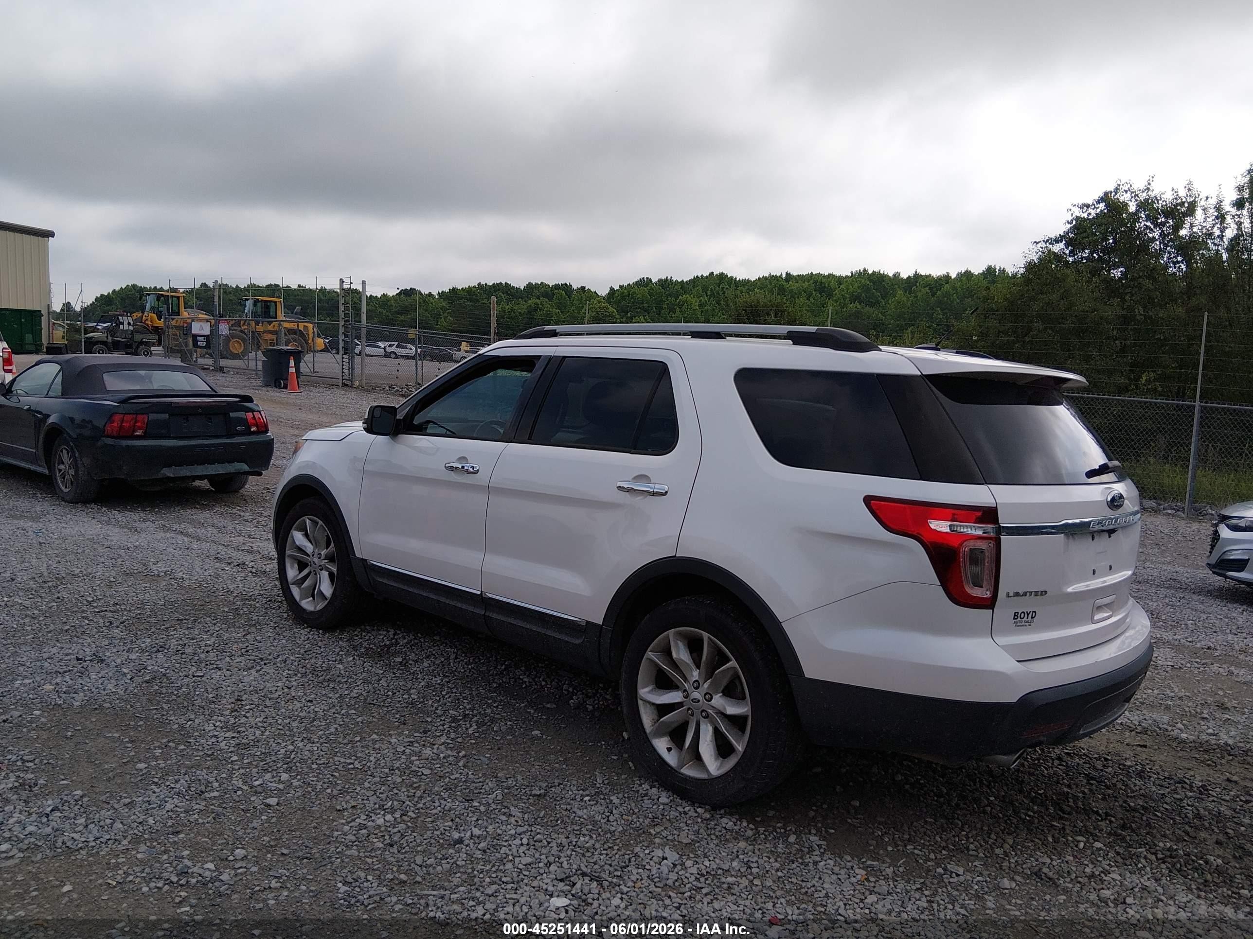 2015 Ford Explorer Limited Белый vin: 1FM5K7F81FGA10392