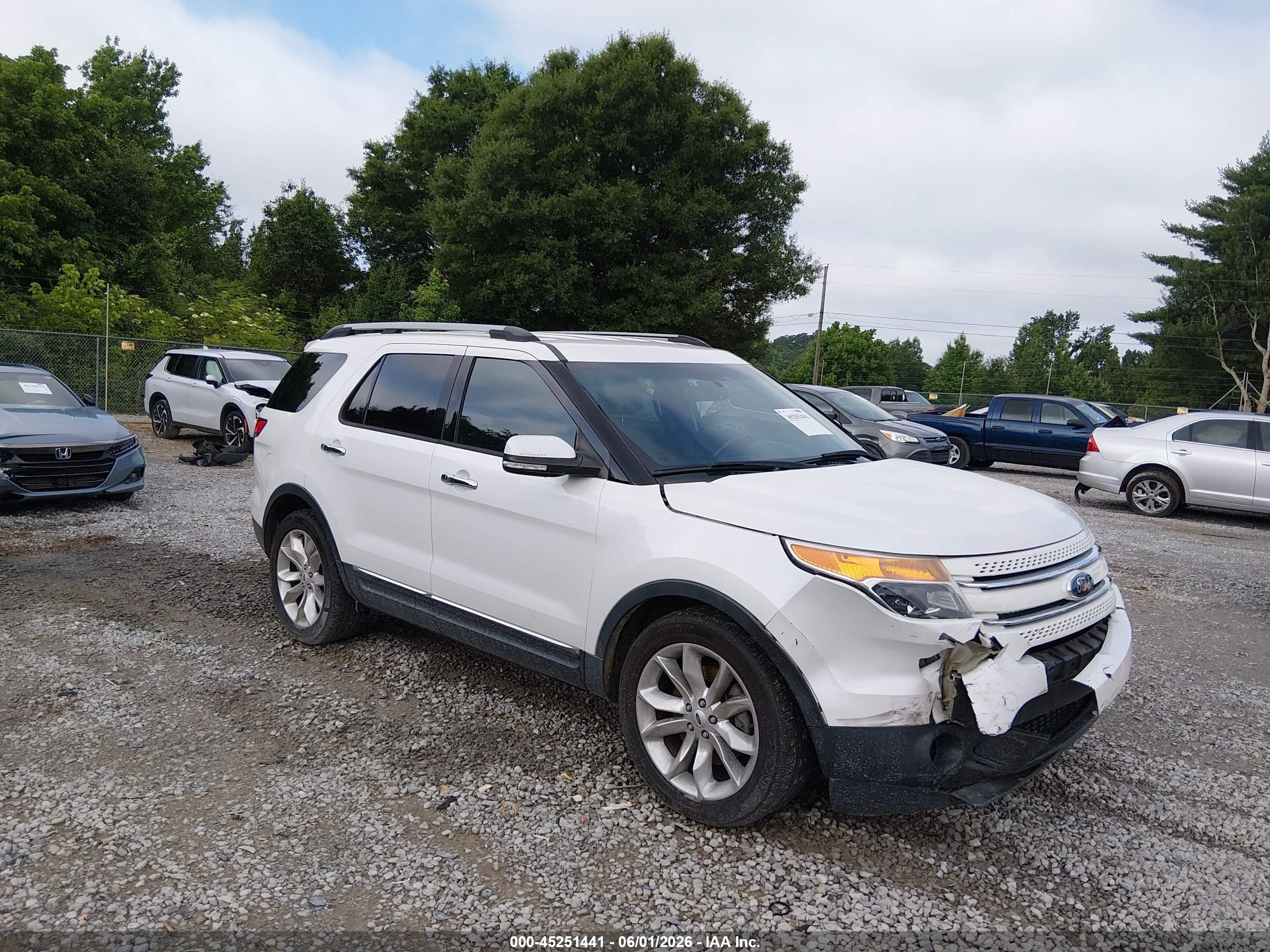 2015 Ford Explorer Limited Белый vin: 1FM5K7F81FGA10392