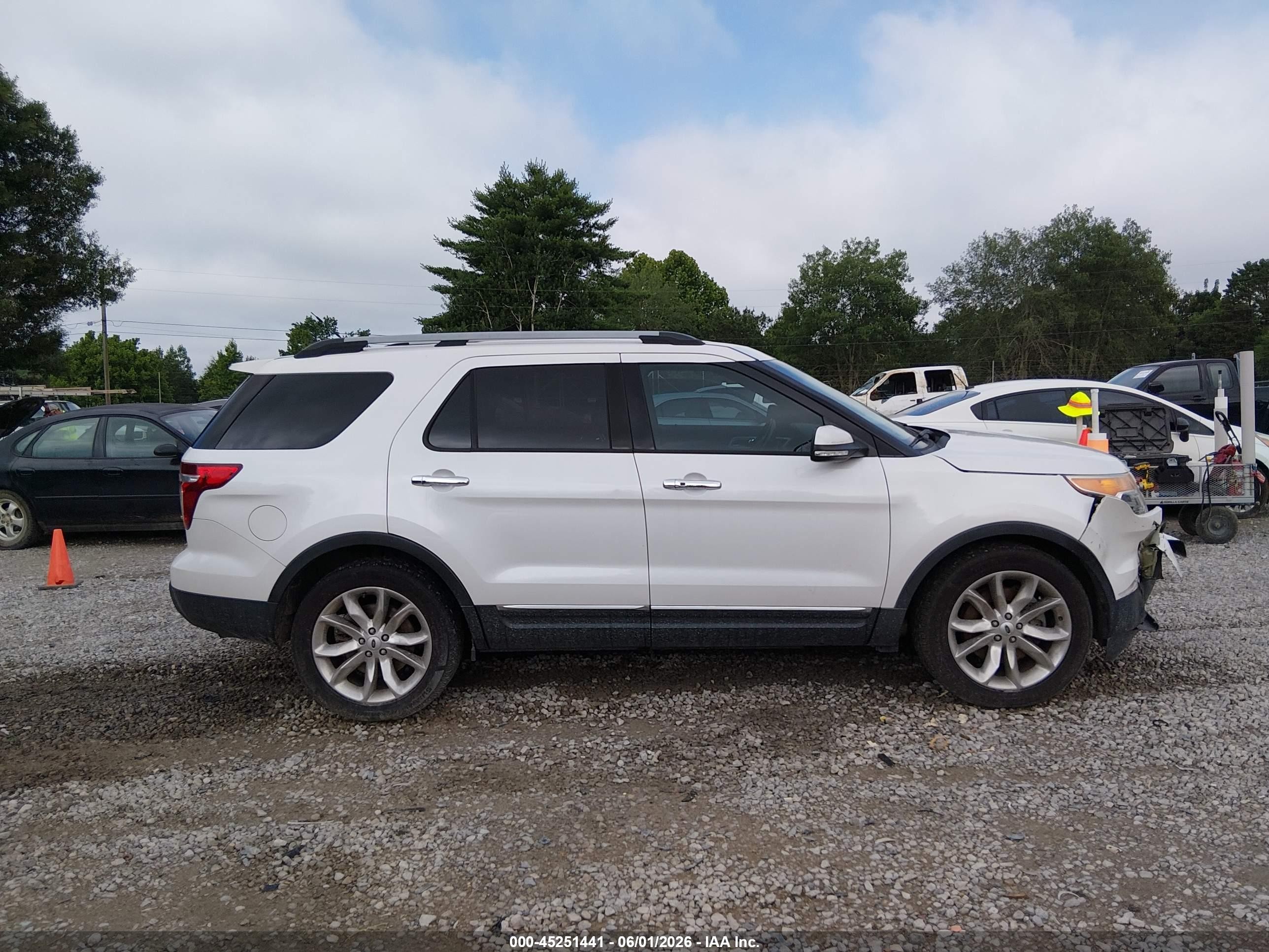 2015 Ford Explorer Limited Белый vin: 1FM5K7F81FGA10392