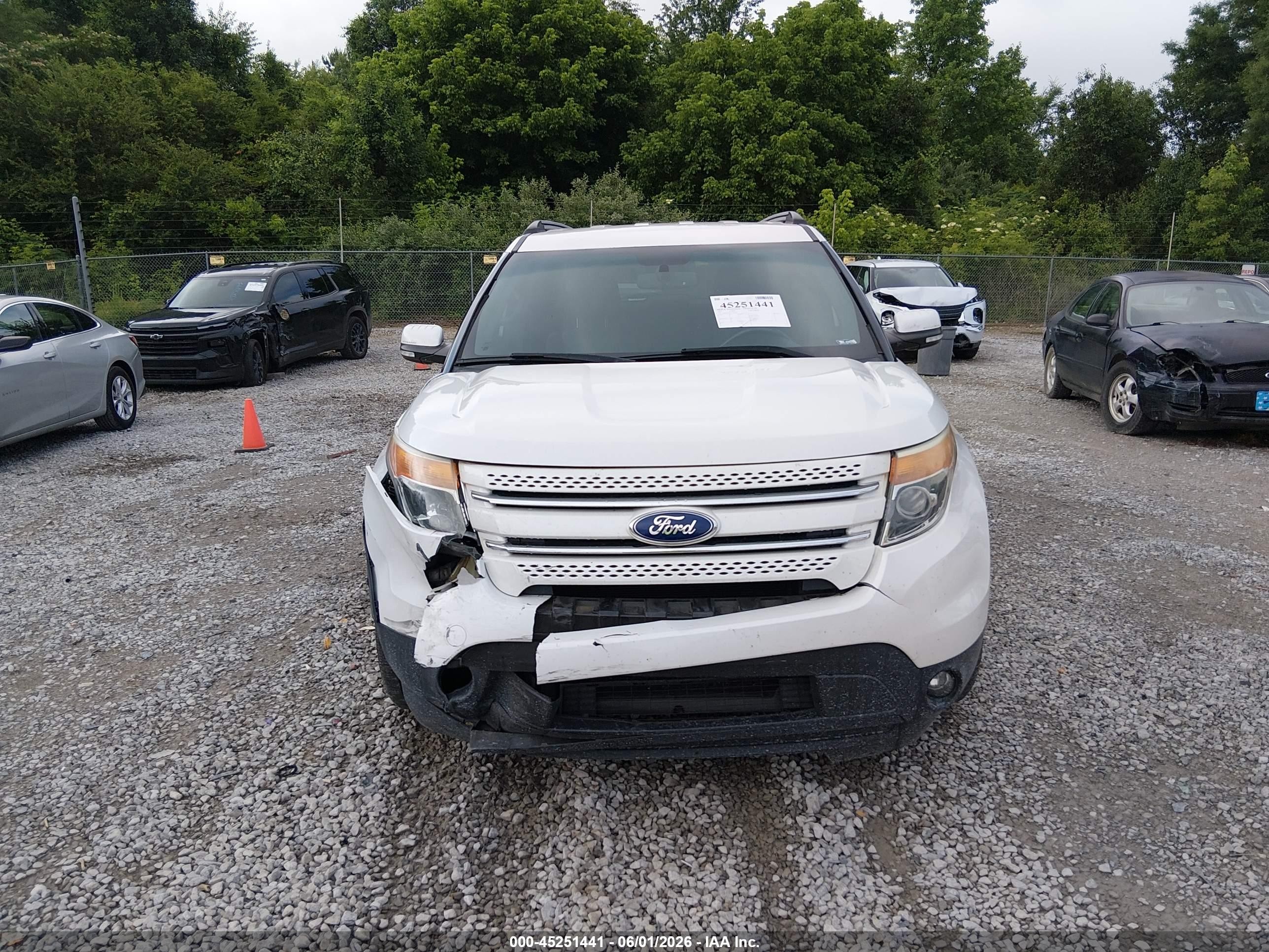 2015 Ford Explorer Limited Белый vin: 1FM5K7F81FGA10392