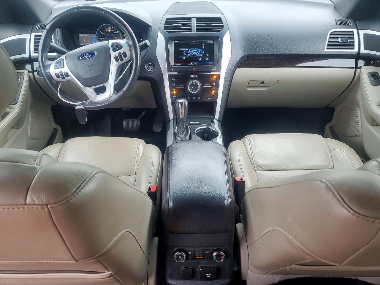 2015 Ford Explorer Limited White vin: 1FM5K7F81FGA66090