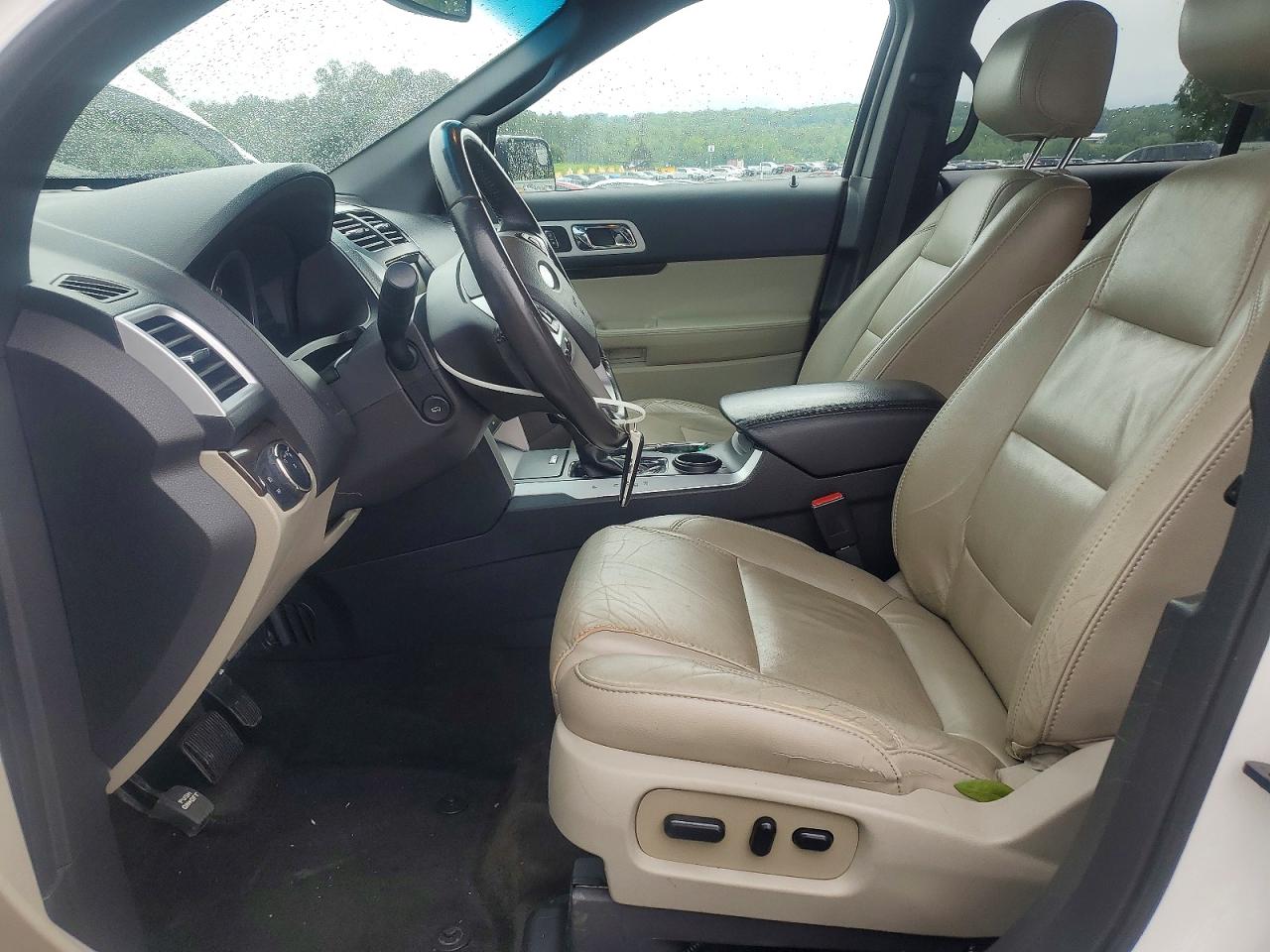 2015 Ford Explorer Limited White vin: 1FM5K7F81FGA66090