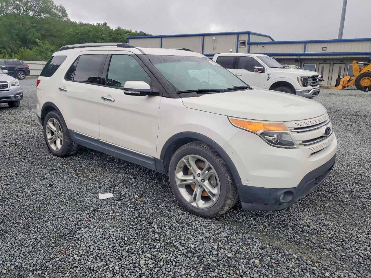 2015 Ford Explorer Limited White vin: 1FM5K7F81FGA66090