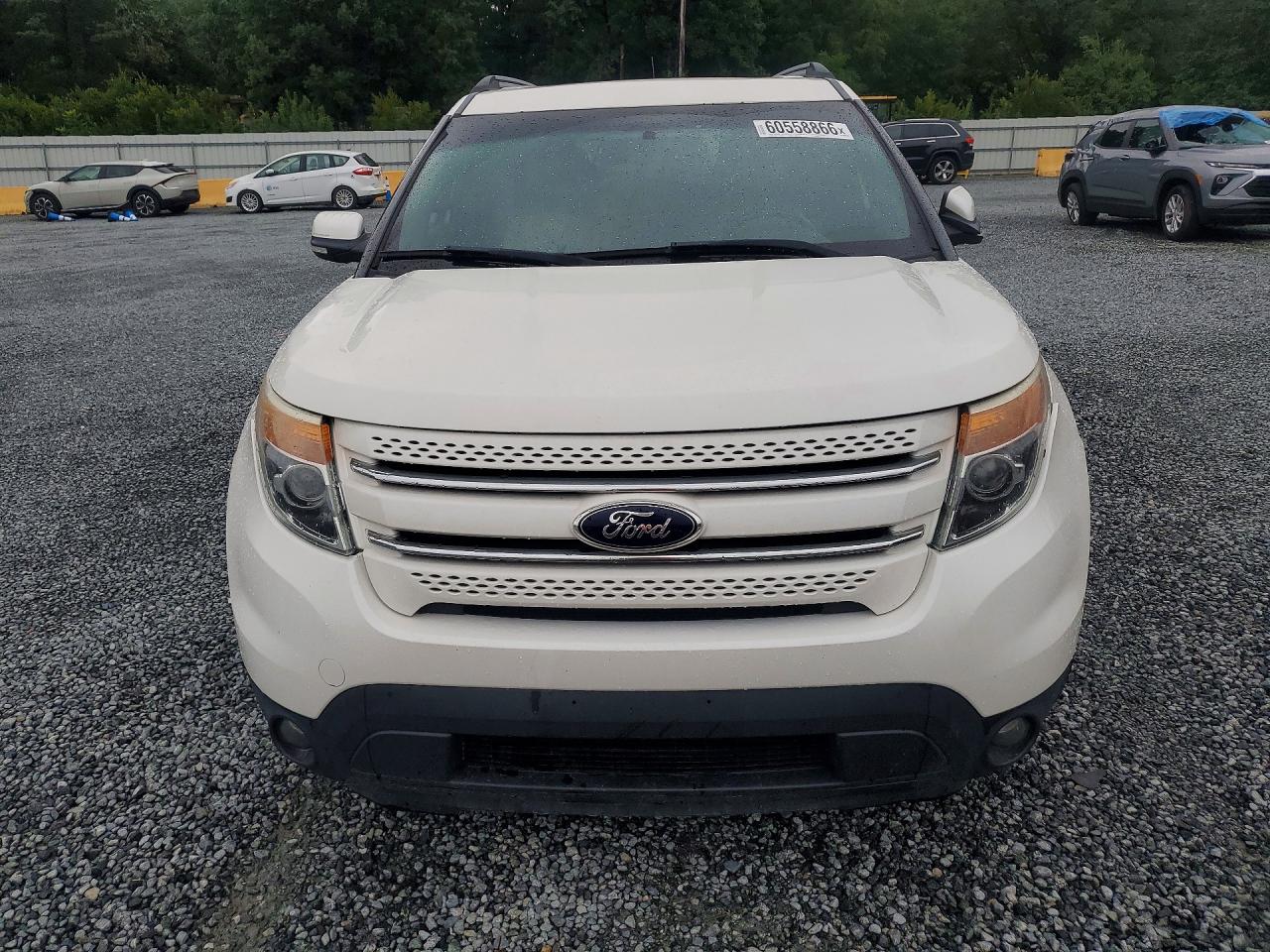 2015 Ford Explorer Limited White vin: 1FM5K7F81FGA66090