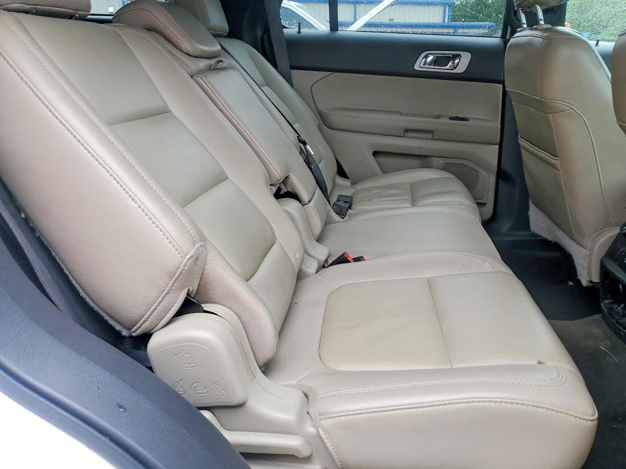 2015 Ford Explorer Limited White vin: 1FM5K7F81FGA66090