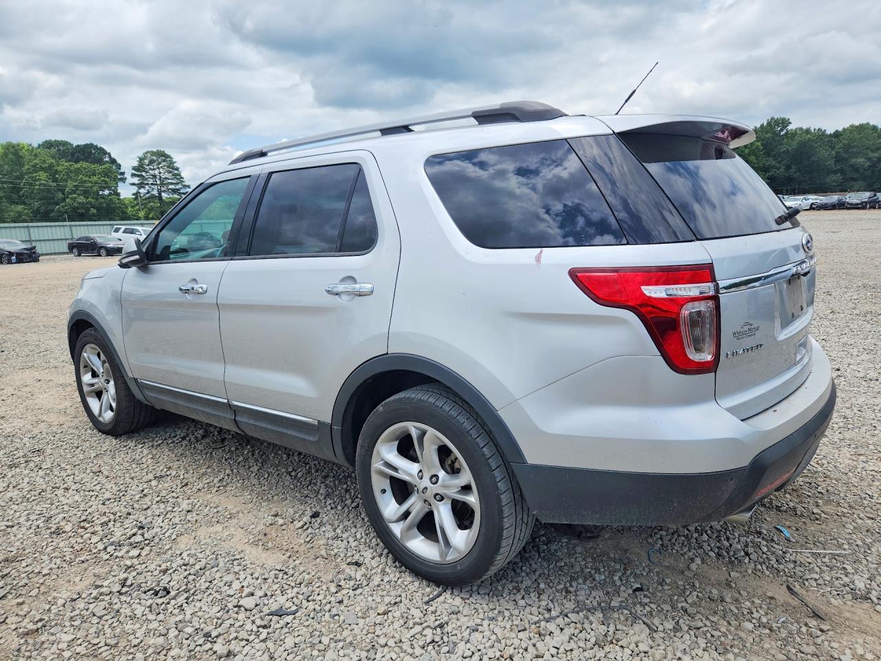2015 Ford Explorer Limited Silver vin: 1FM5K7F81FGA89742