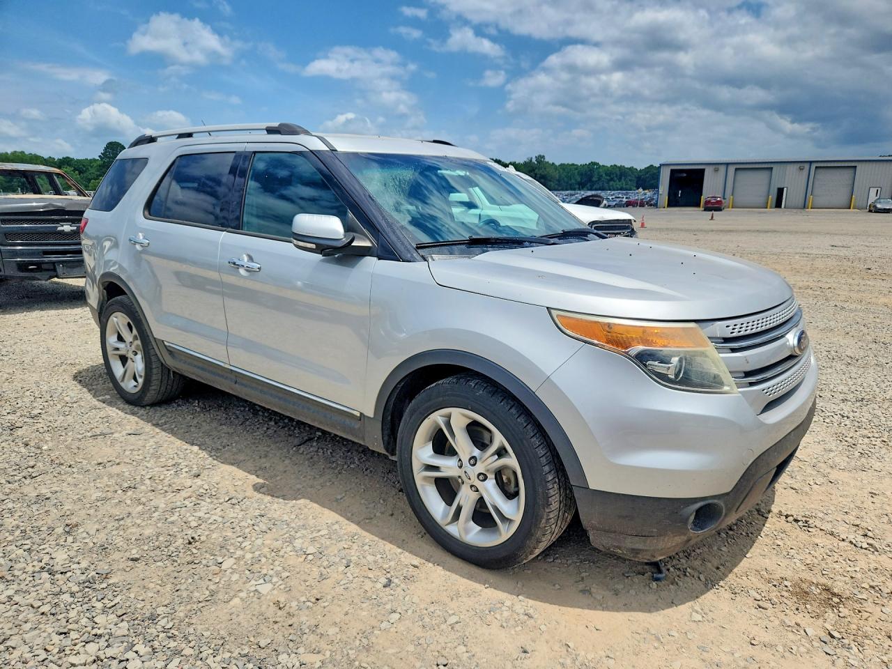 2015 Ford Explorer Limited Silver vin: 1FM5K7F81FGA89742