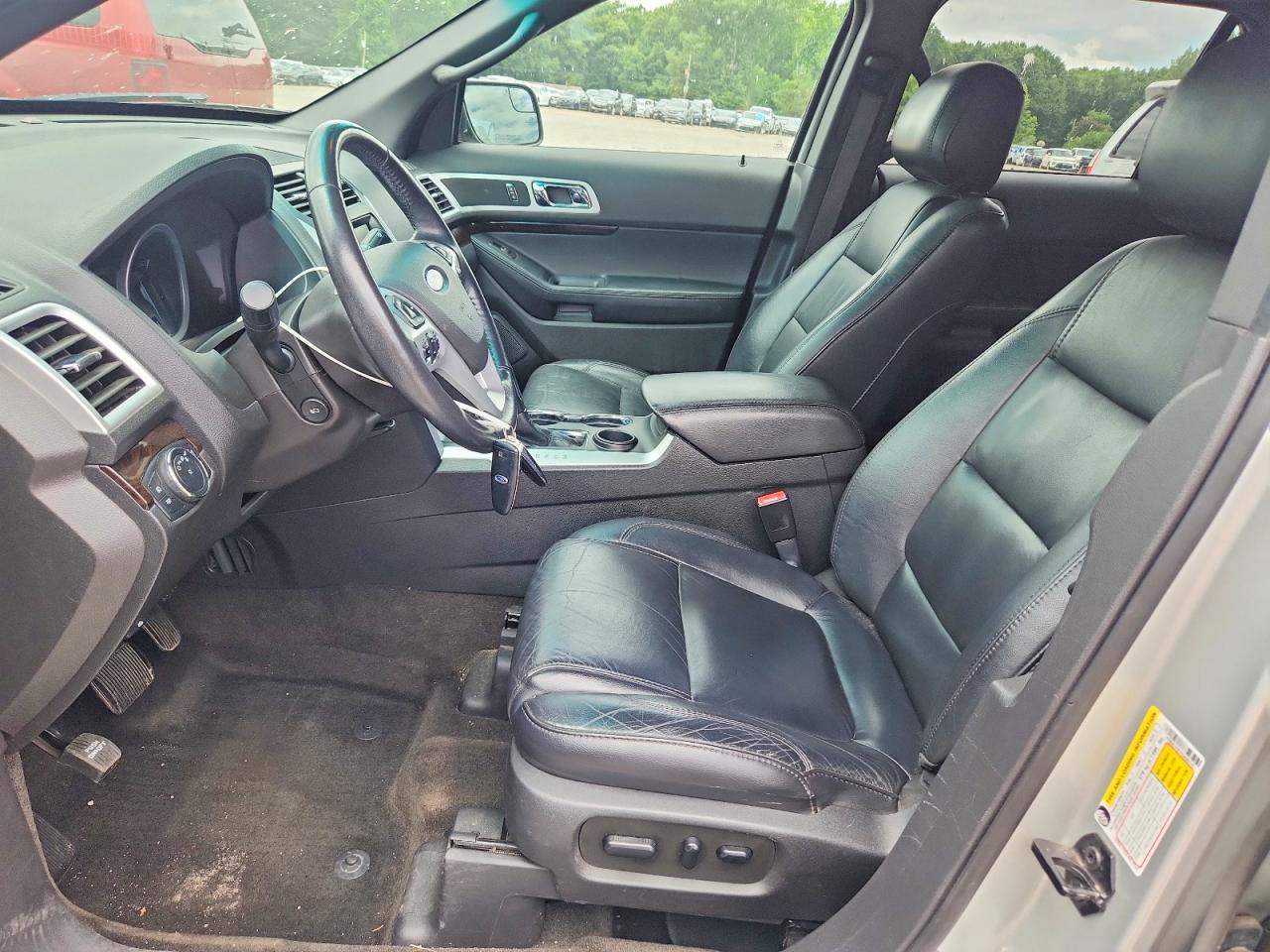 2015 Ford Explorer Limited Silver vin: 1FM5K7F81FGA89742