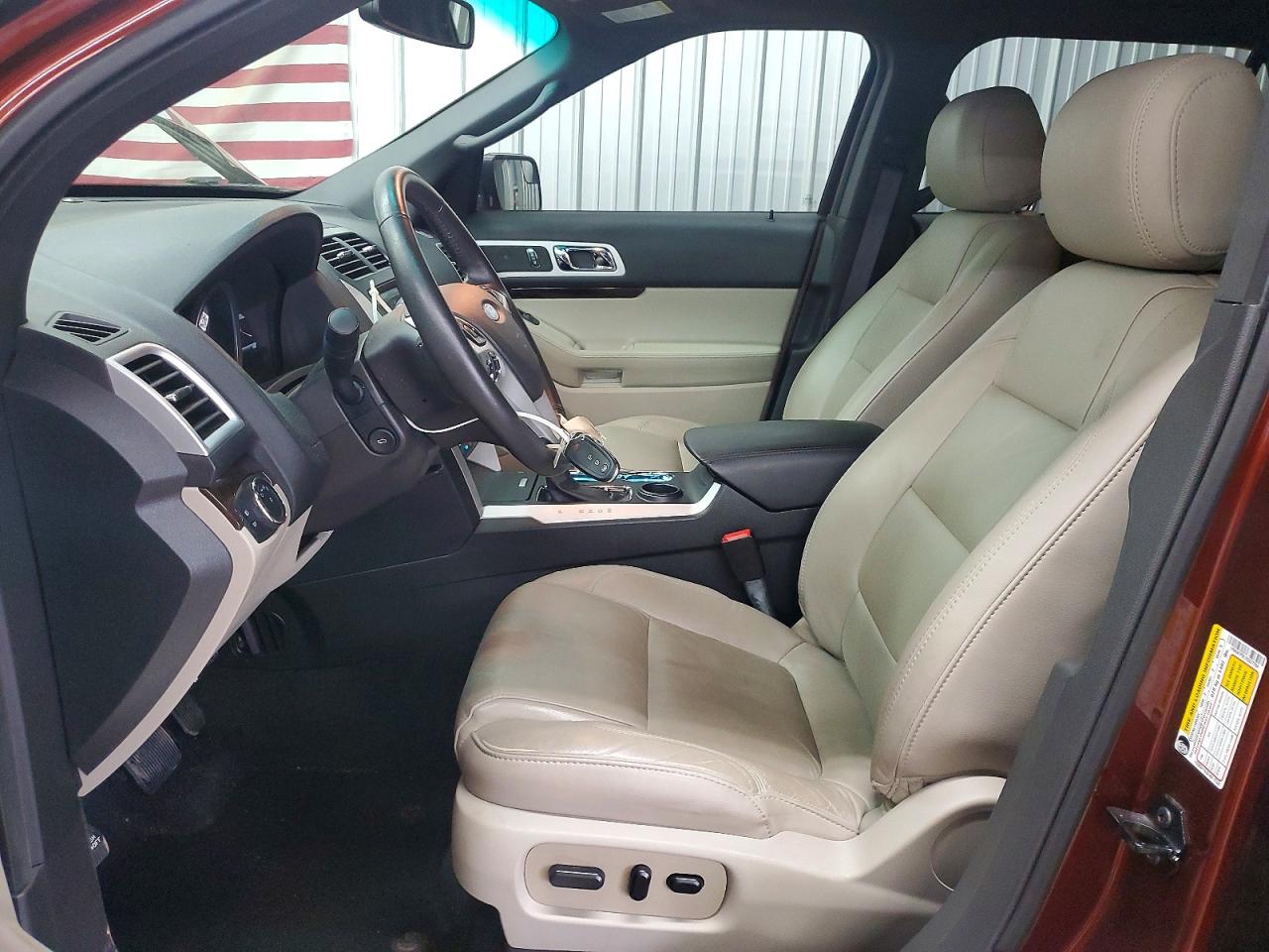 2015 Ford Explorer Limited Brown vin: 1FM5K7F81FGC57394