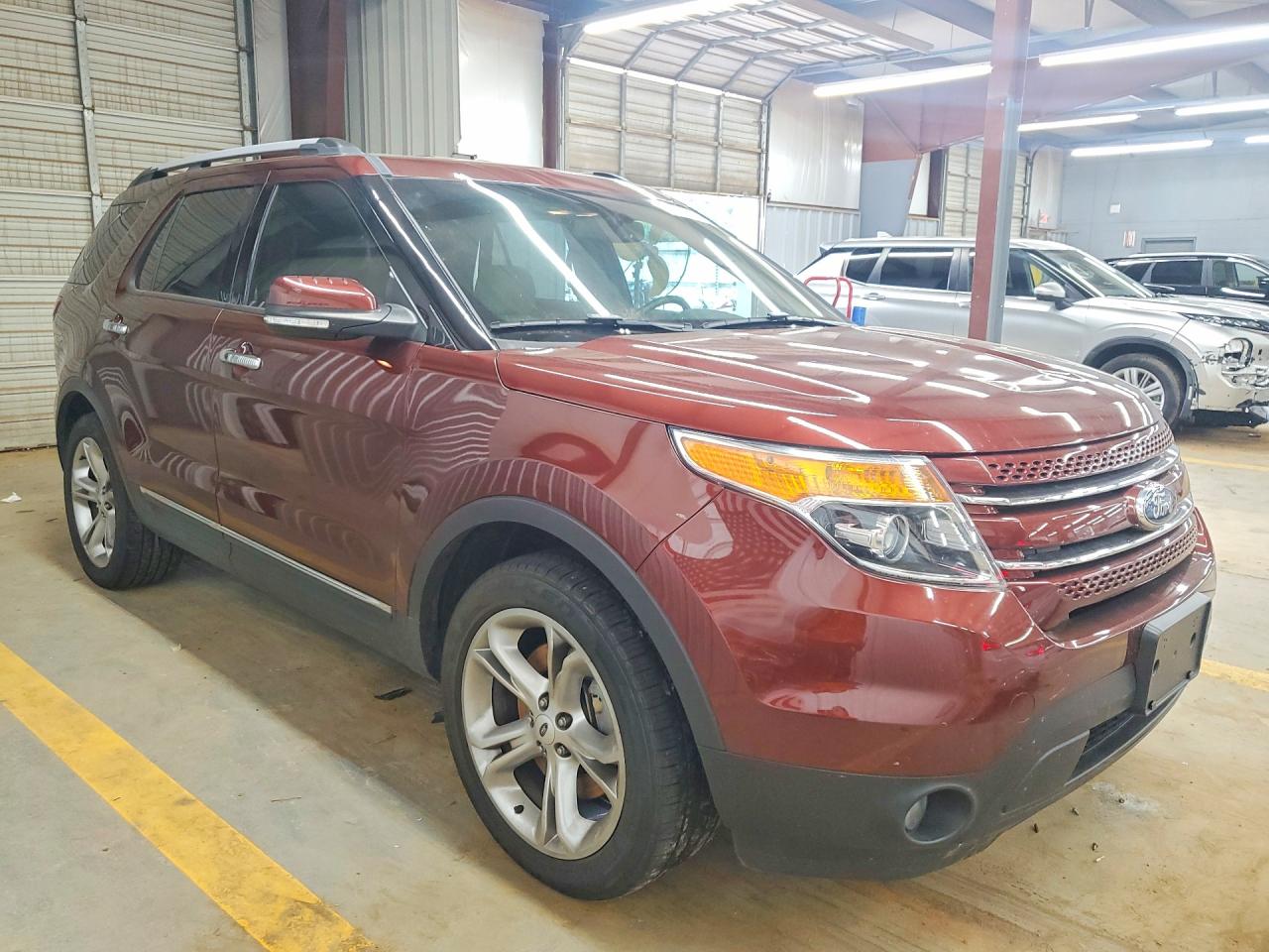 2015 Ford Explorer Limited Brown vin: 1FM5K7F81FGC57394