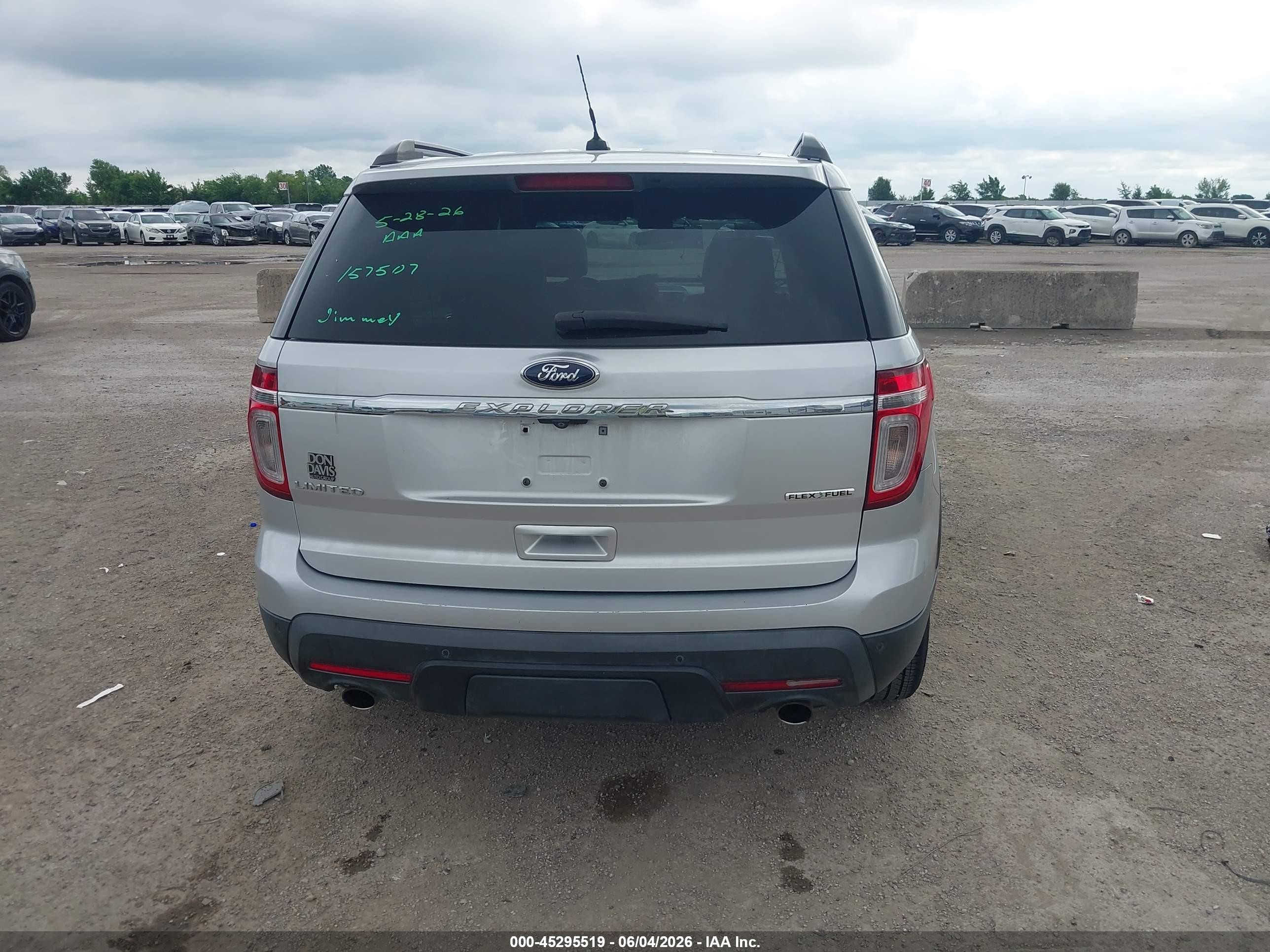 2015 Ford Explorer Limited Silver vin: 1FM5K7F81FGC63289