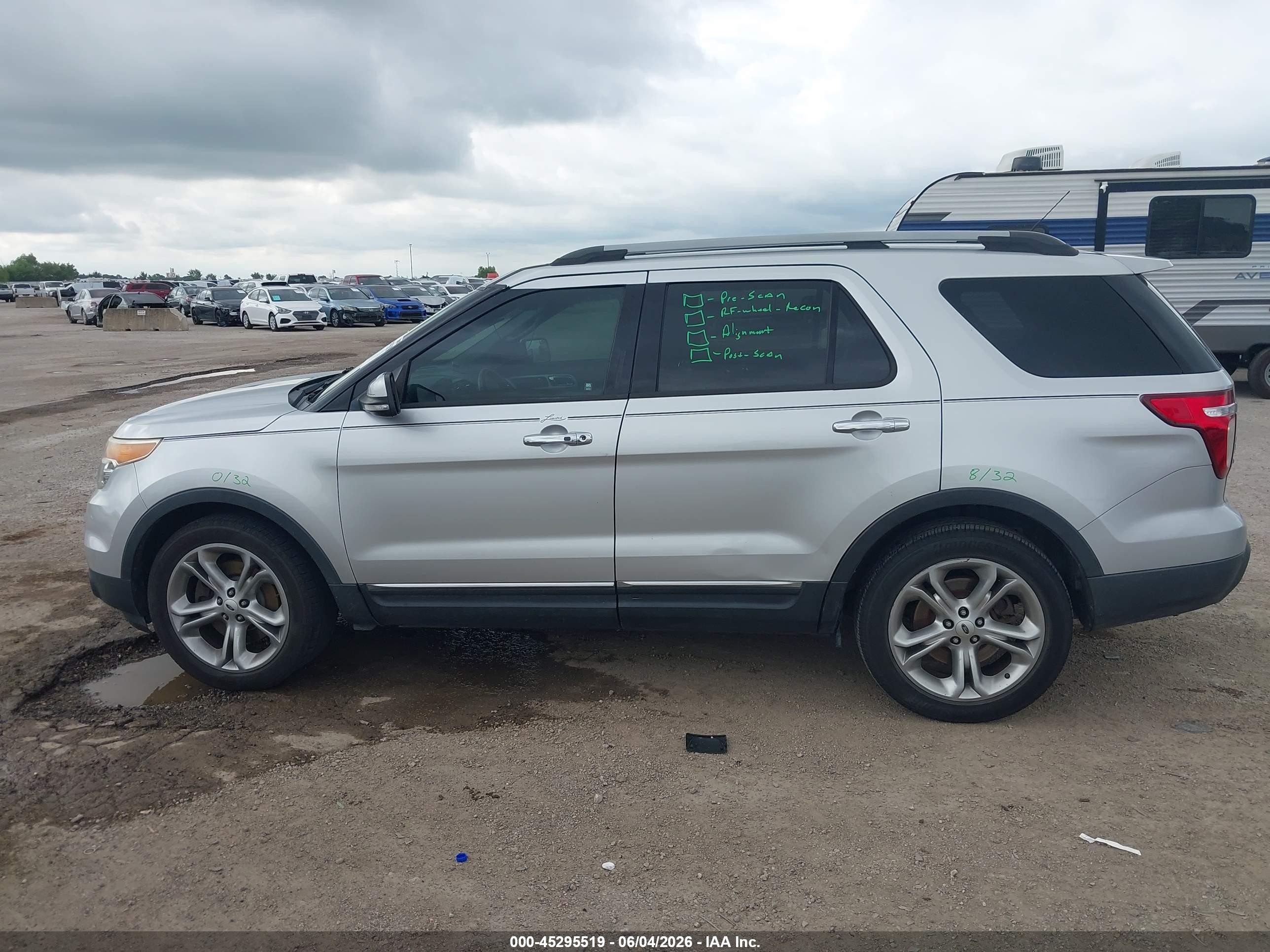 2015 Ford Explorer Limited Silver vin: 1FM5K7F81FGC63289