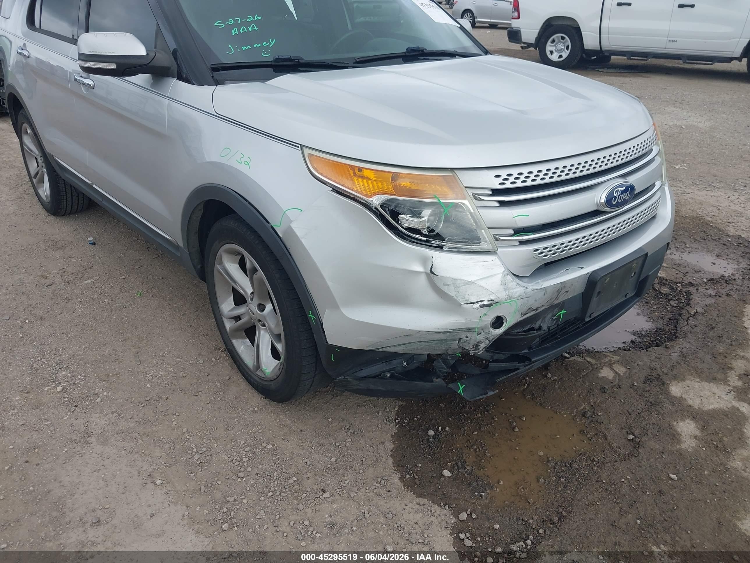 2015 Ford Explorer Limited Silver vin: 1FM5K7F81FGC63289