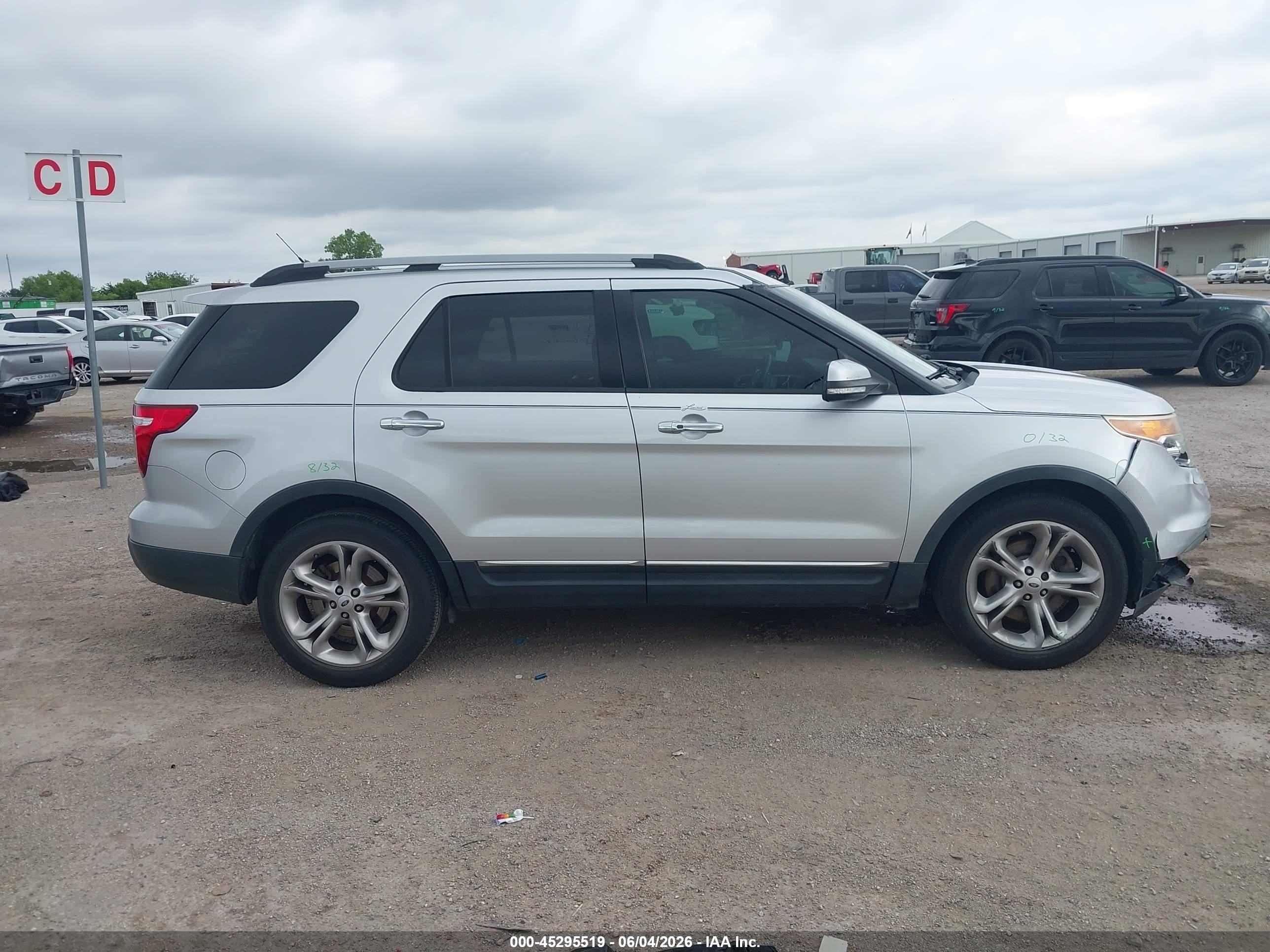2015 Ford Explorer Limited Silver vin: 1FM5K7F81FGC63289