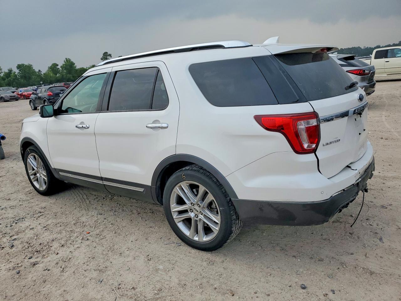 2017 Ford Explorer Limited White vin: 1FM5K7F81HGD39743