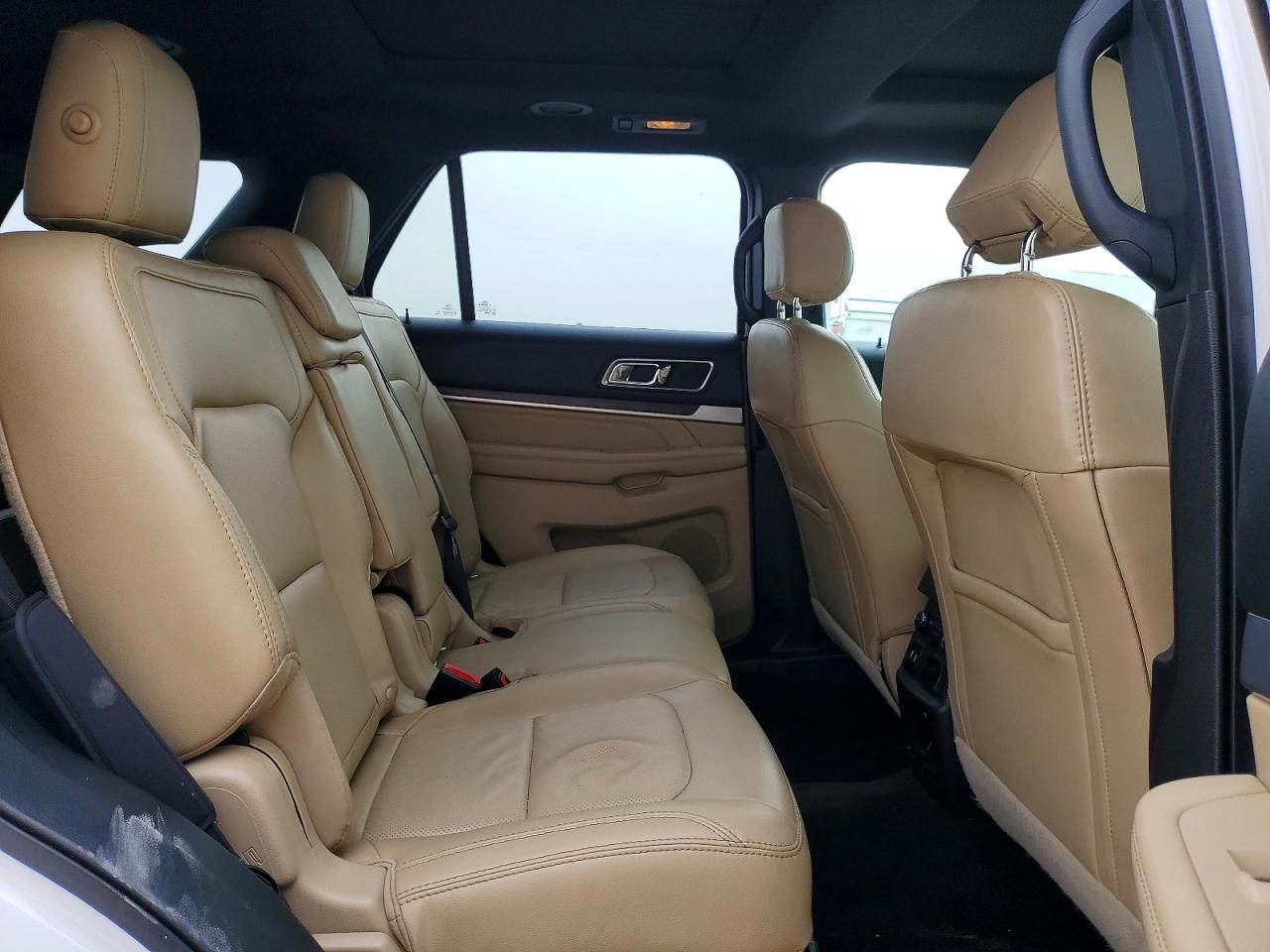 2017 Ford Explorer Limited White vin: 1FM5K7F81HGD39743