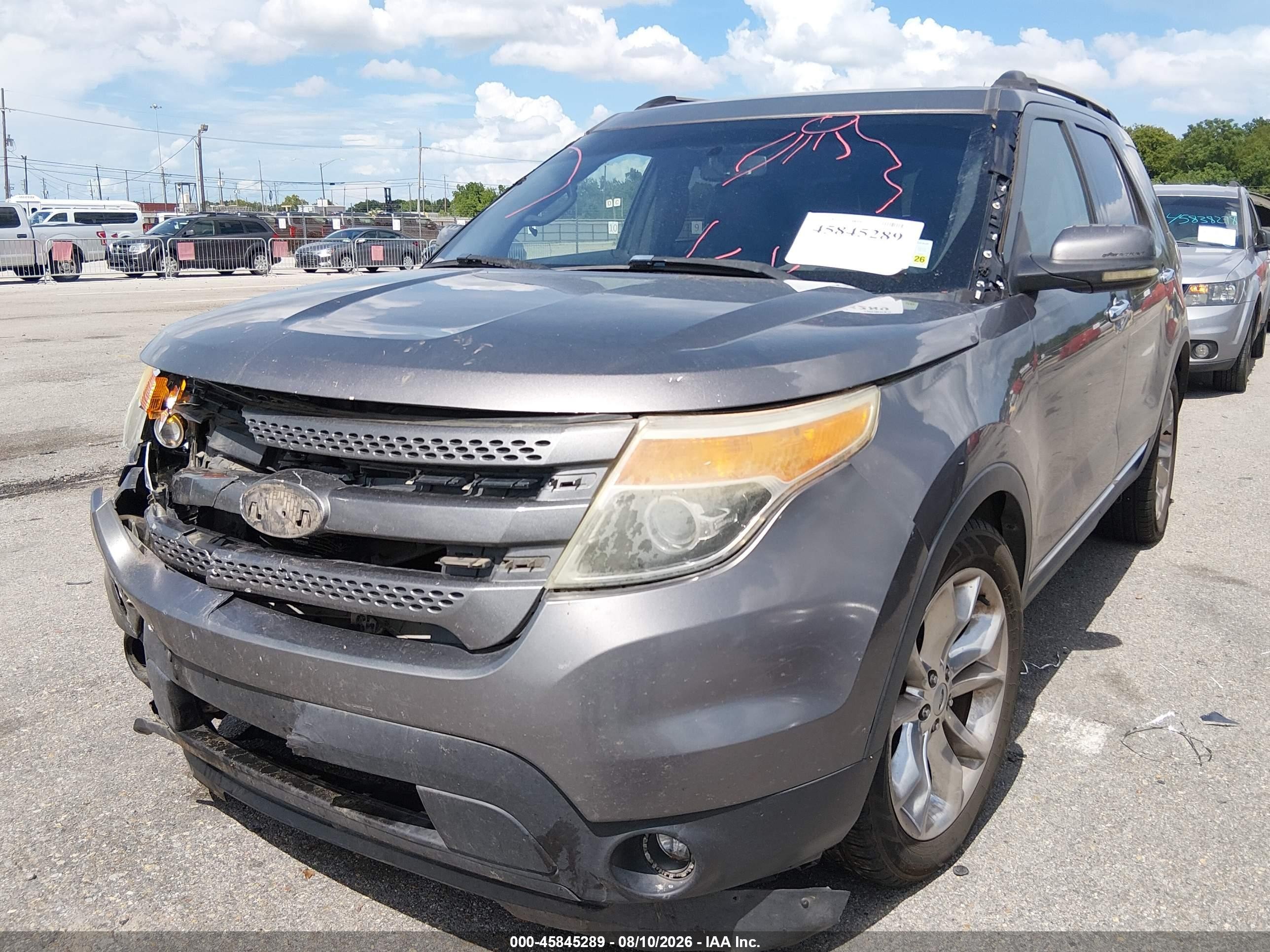 2013 Ford Explorer Limited Gray vin: 1FM5K7F82DGA04114