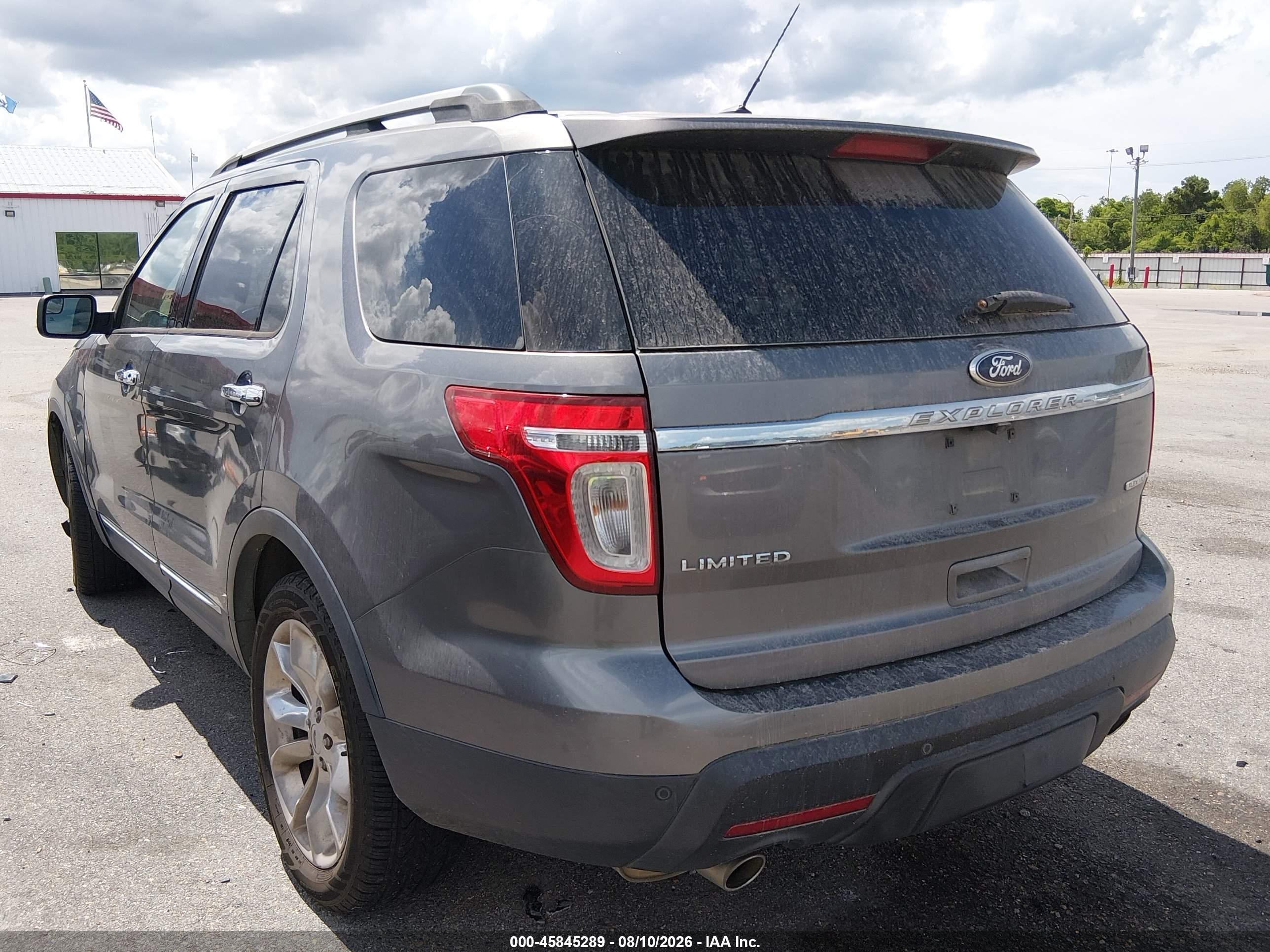 2013 Ford Explorer Limited Gray vin: 1FM5K7F82DGA04114