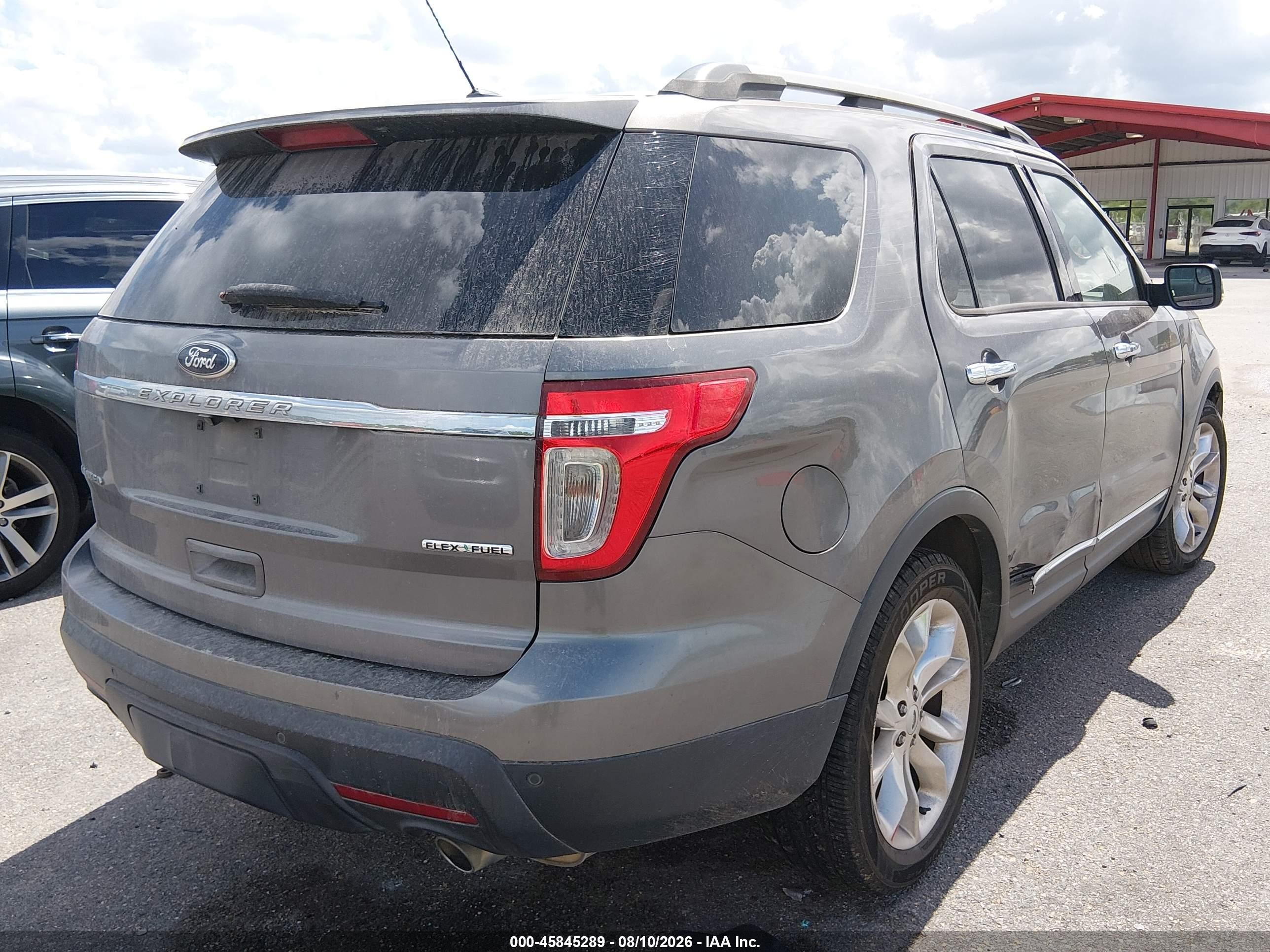 2013 Ford Explorer Limited Gray vin: 1FM5K7F82DGA04114