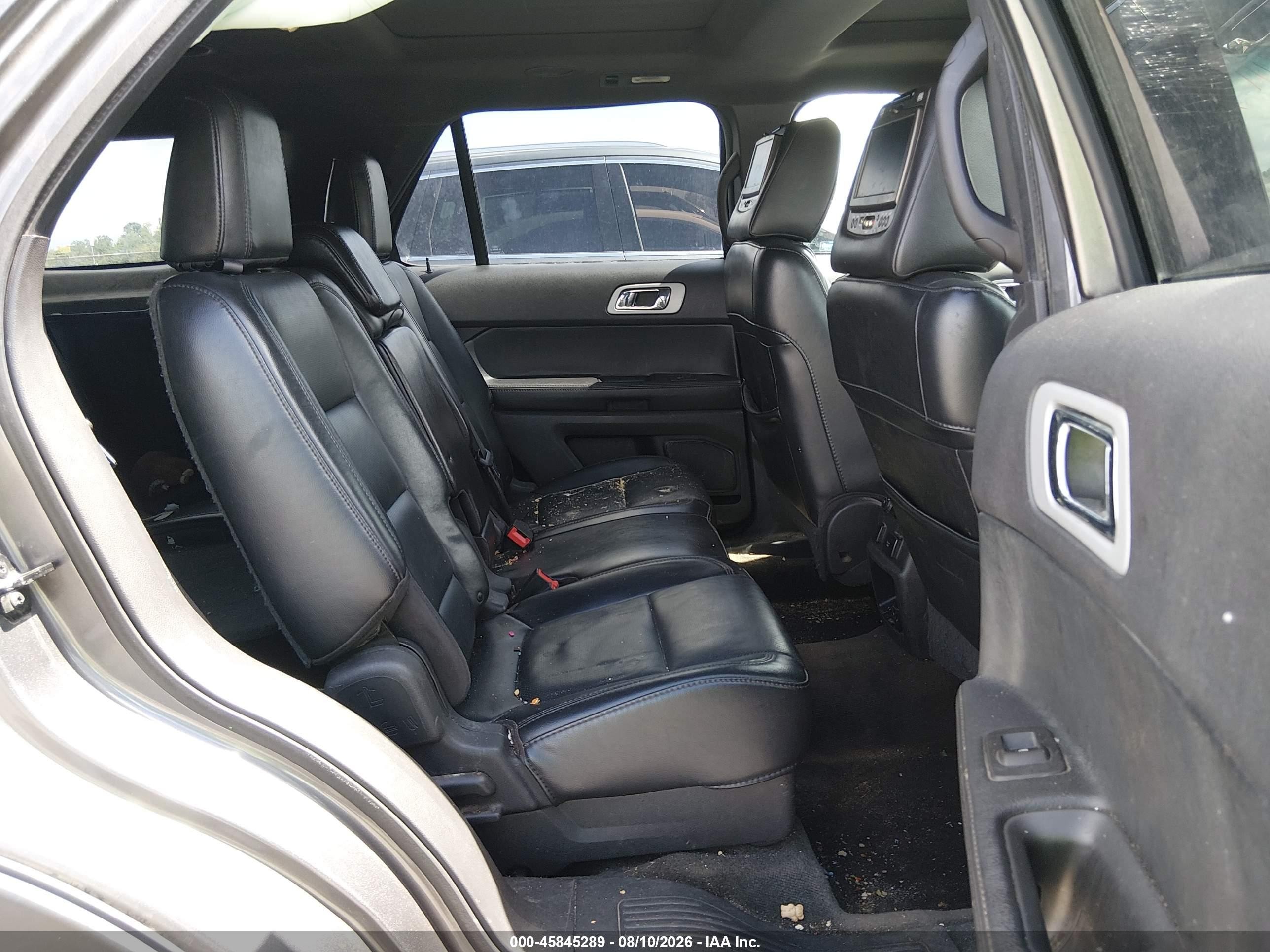 2013 Ford Explorer Limited Gray vin: 1FM5K7F82DGA04114