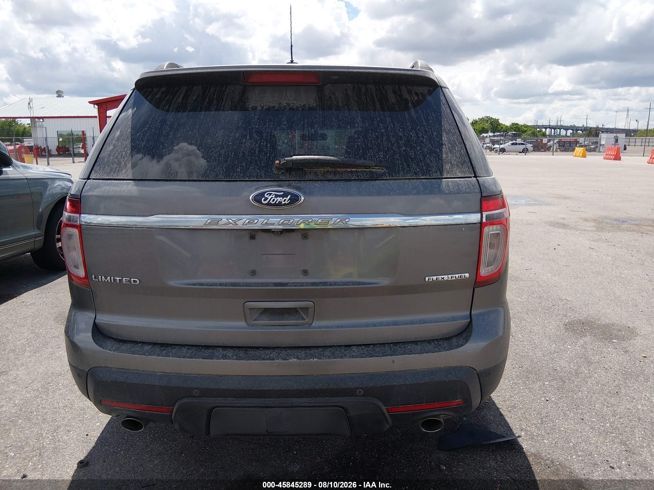 2013 Ford Explorer Limited Gray vin: 1FM5K7F82DGA04114