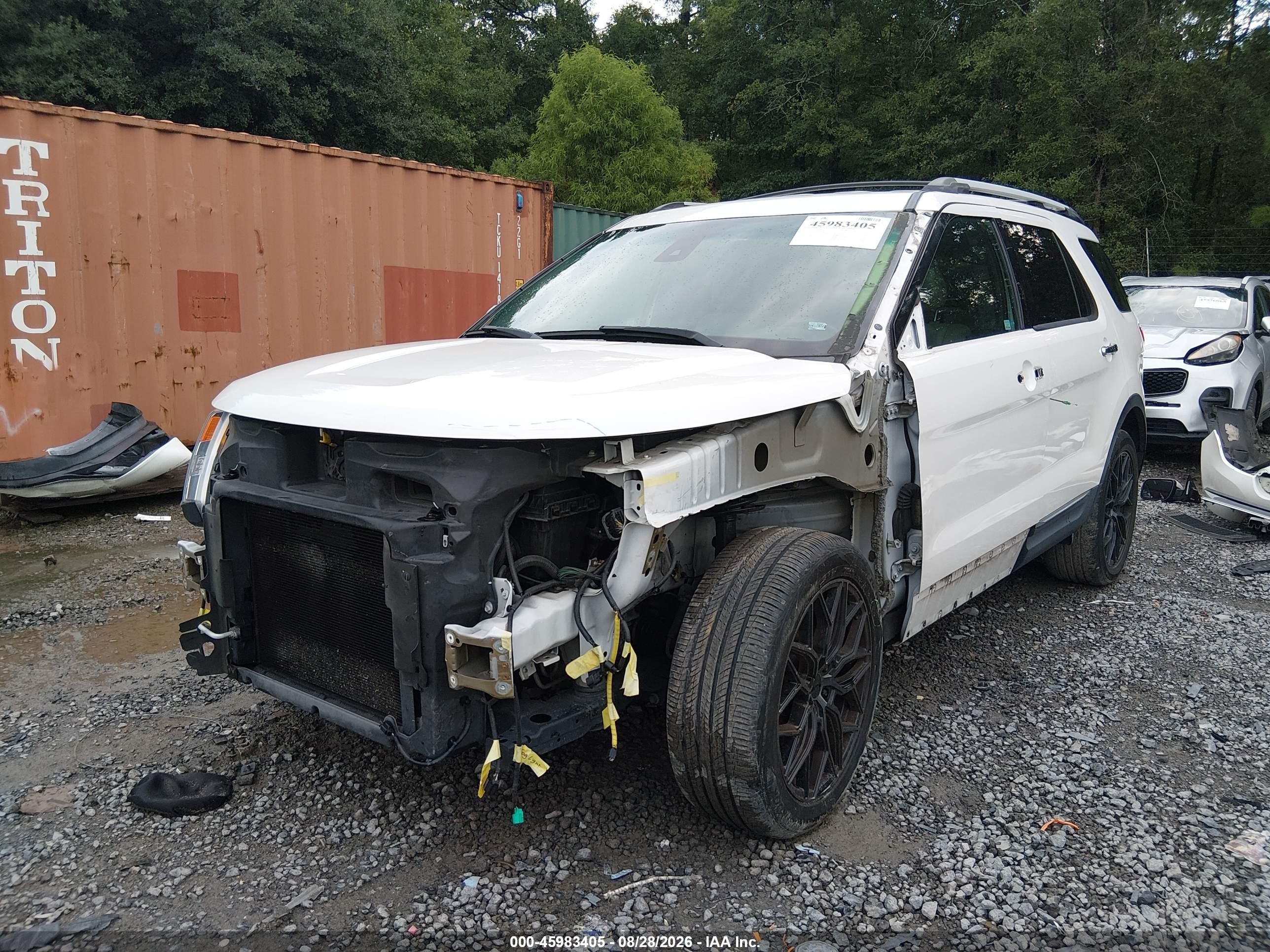 2013 Ford Explorer Limited White vin: 1FM5K7F82DGA65253