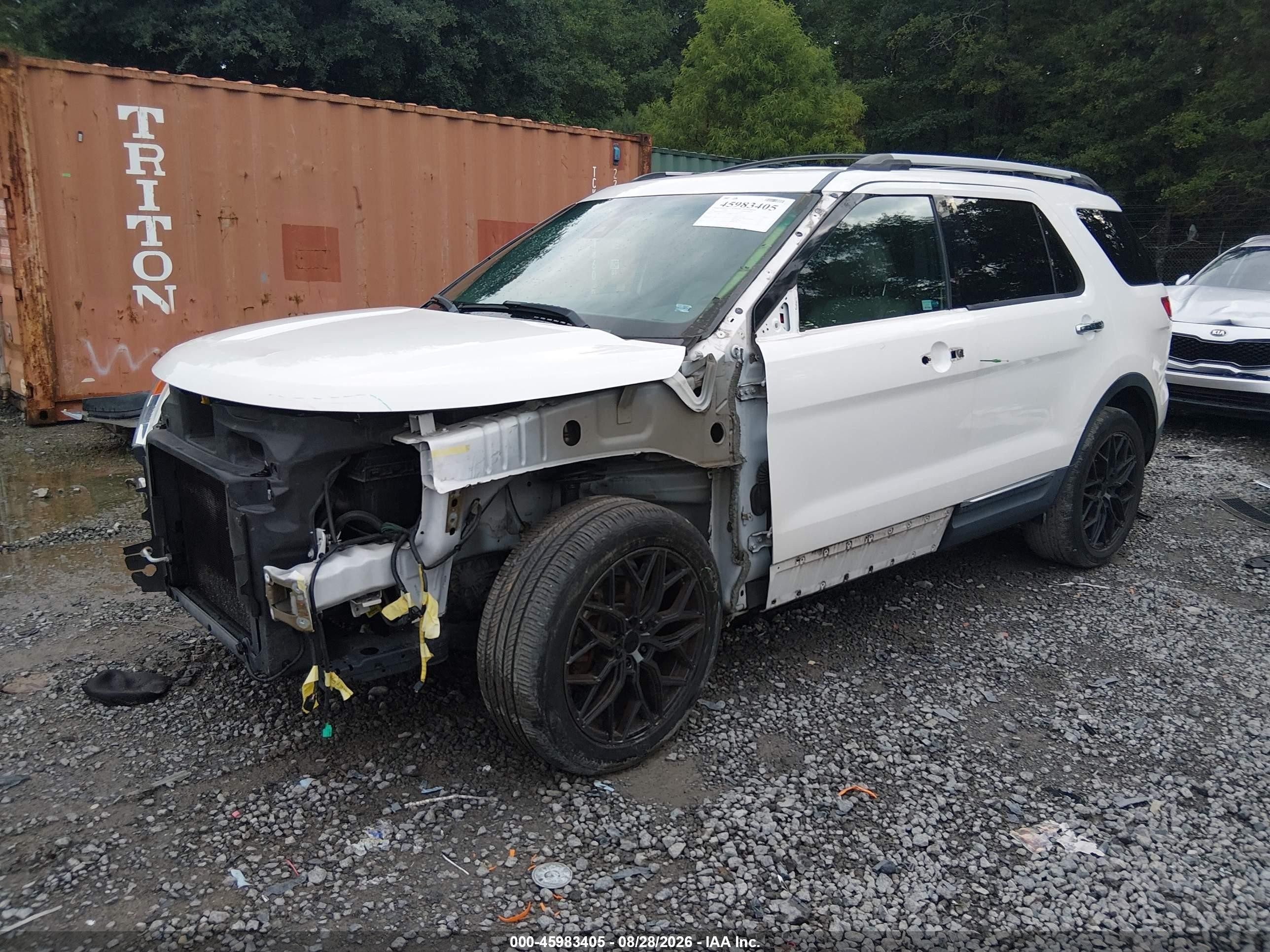 2013 Ford Explorer Limited White vin: 1FM5K7F82DGA65253