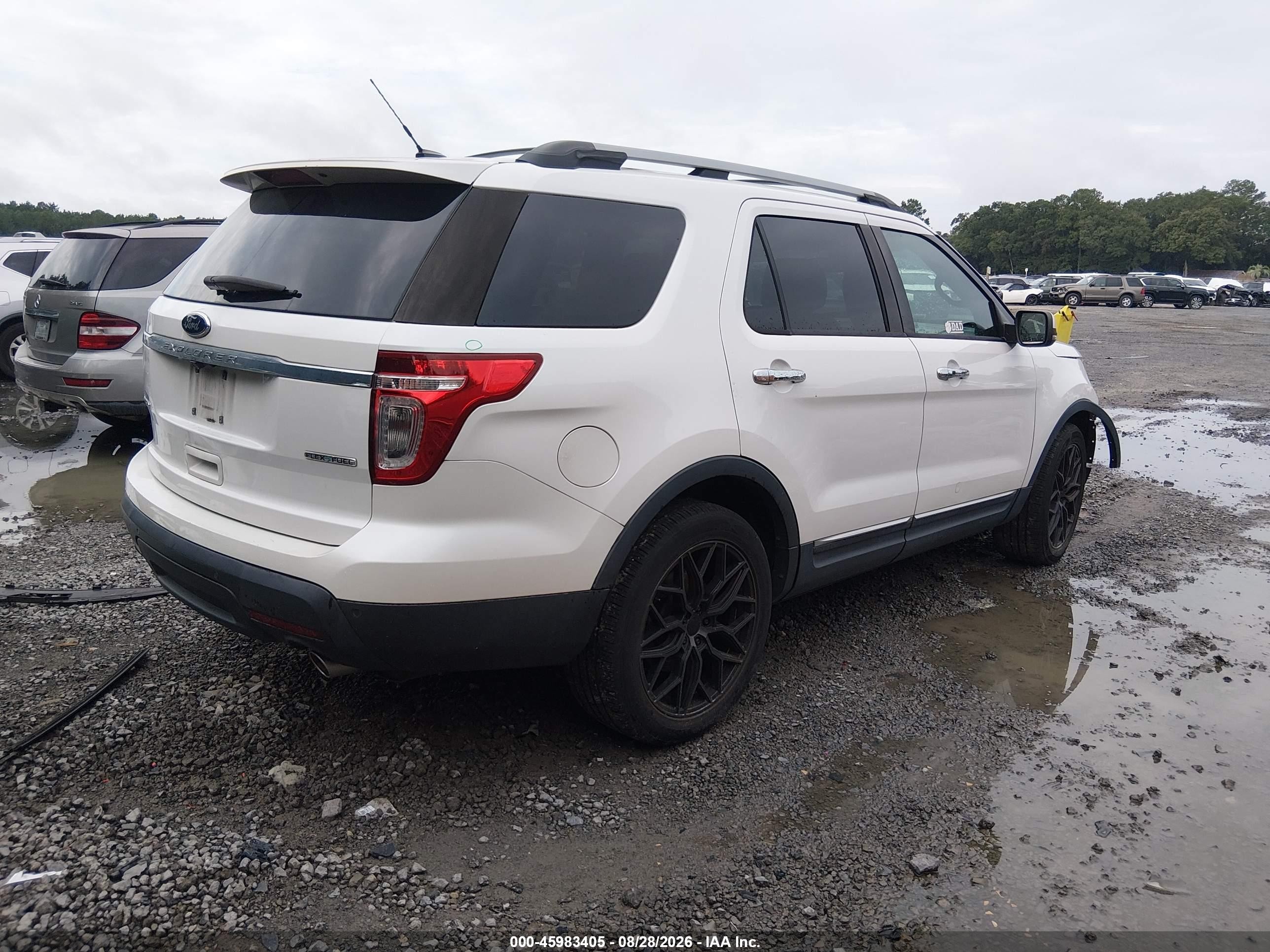 2013 Ford Explorer Limited White vin: 1FM5K7F82DGA65253