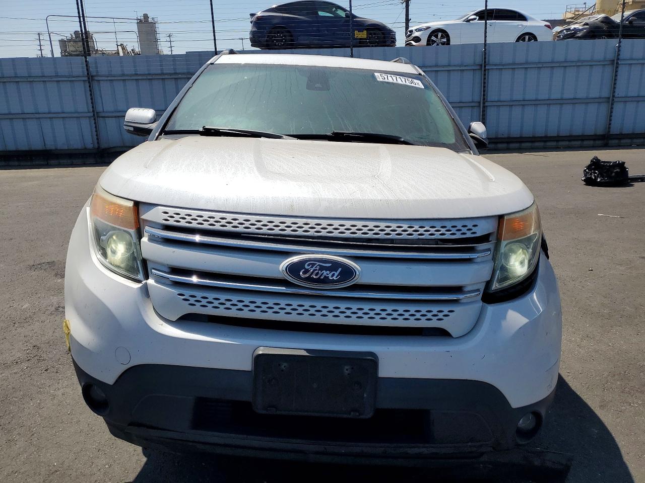 2013 Ford Explorer Limited White vin: 1FM5K7F82DGC06144