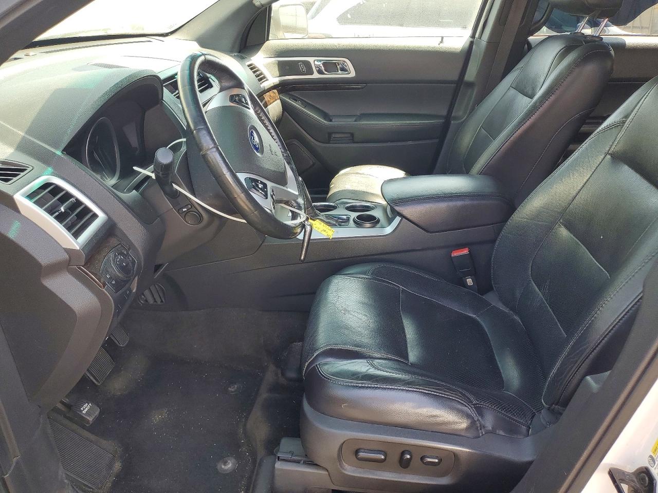 2013 Ford Explorer Limited White vin: 1FM5K7F82DGC06144