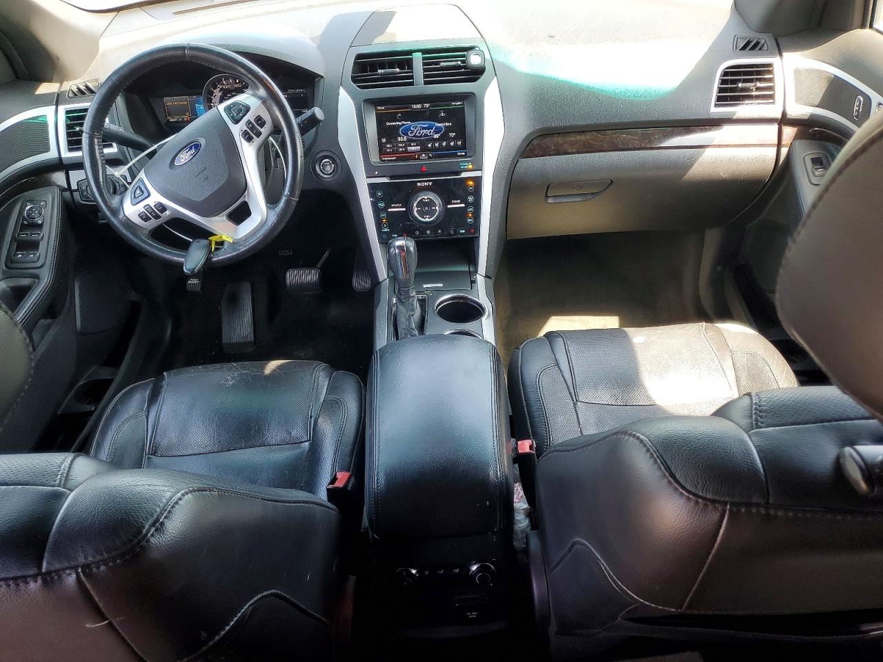 2013 Ford Explorer Limited White vin: 1FM5K7F82DGC06144