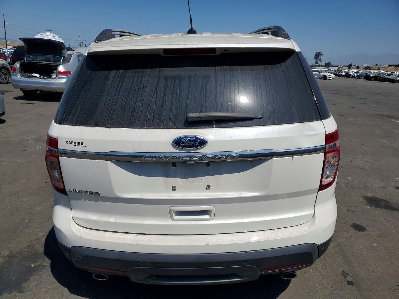2013 Ford Explorer Limited White vin: 1FM5K7F82DGC06144