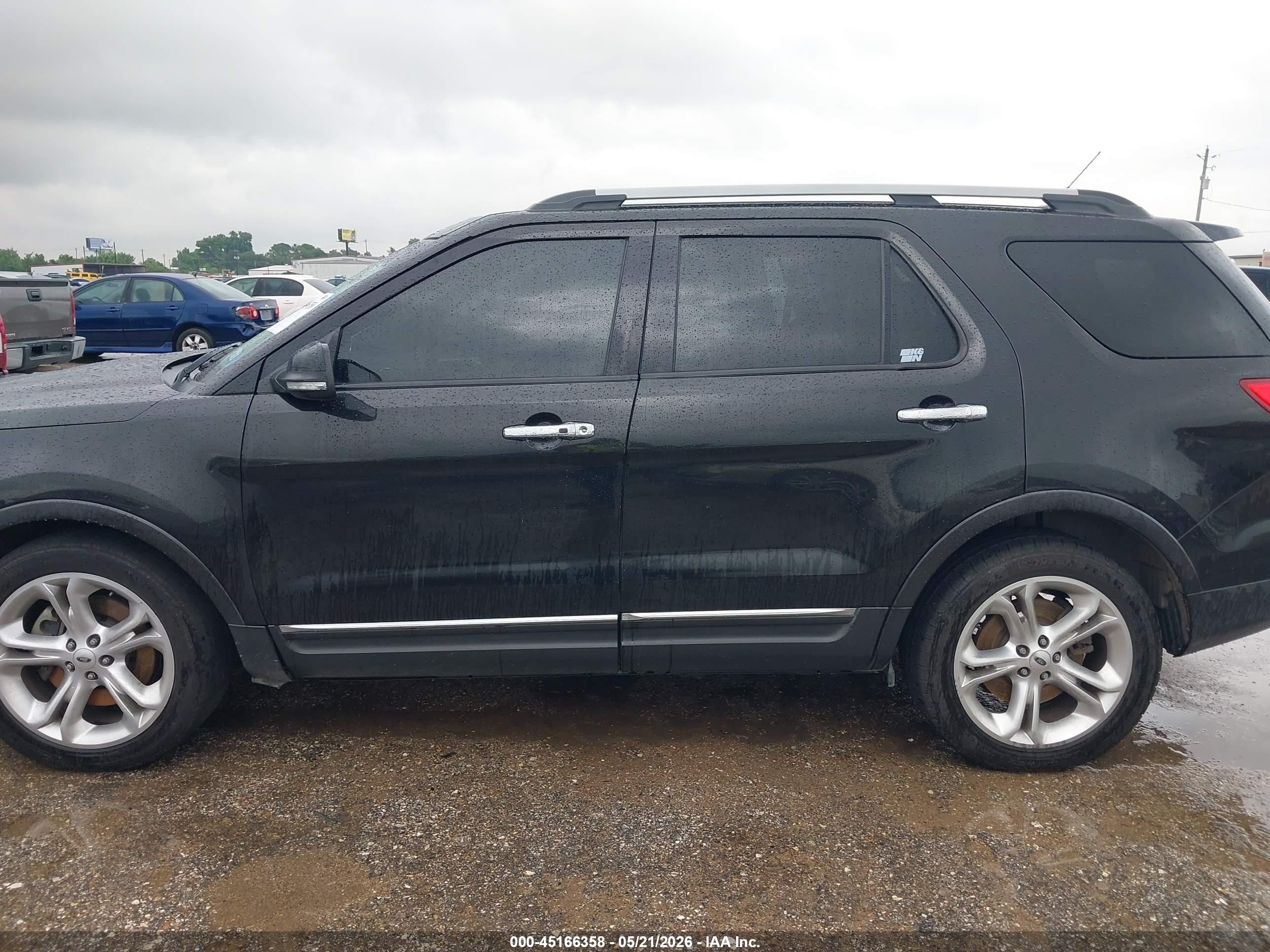 2013 Ford Explorer Limited Black vin: 1FM5K7F82DGC07777