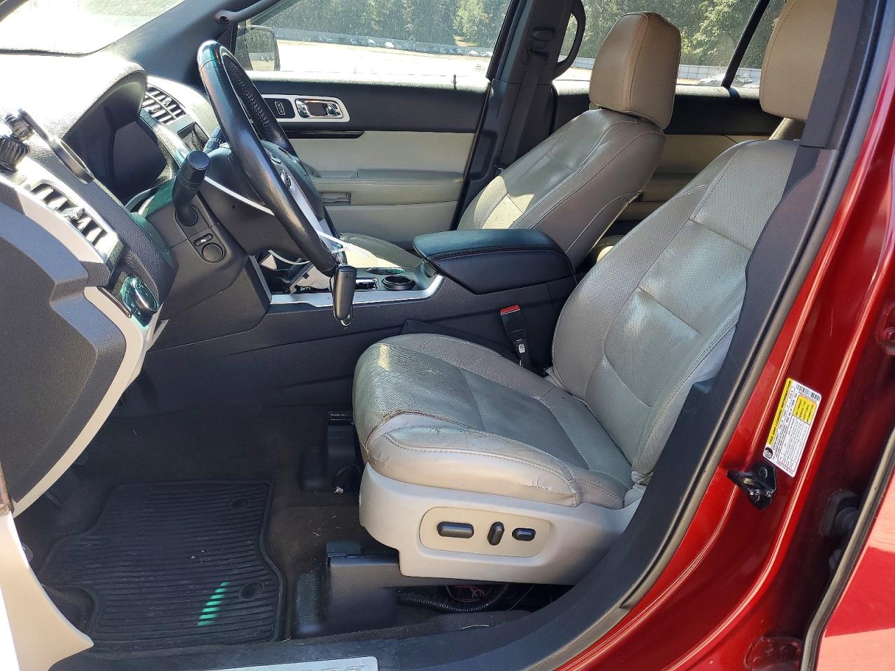 2013 Ford Explorer Limited Red vin: 1FM5K7F82DGC23526