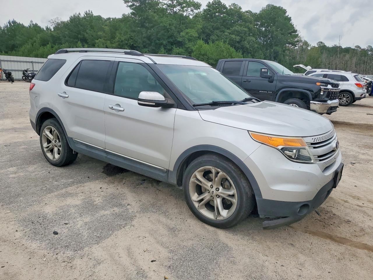 2013 Ford Explorer Limited Silver vin: 1FM5K7F82DGC25342