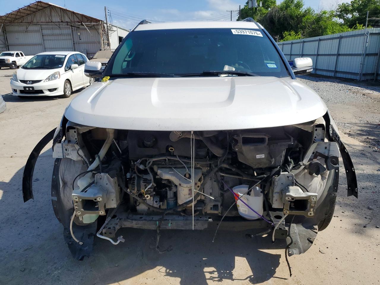 2014 Ford Explorer Limited White vin: 1FM5K7F82EGB35514