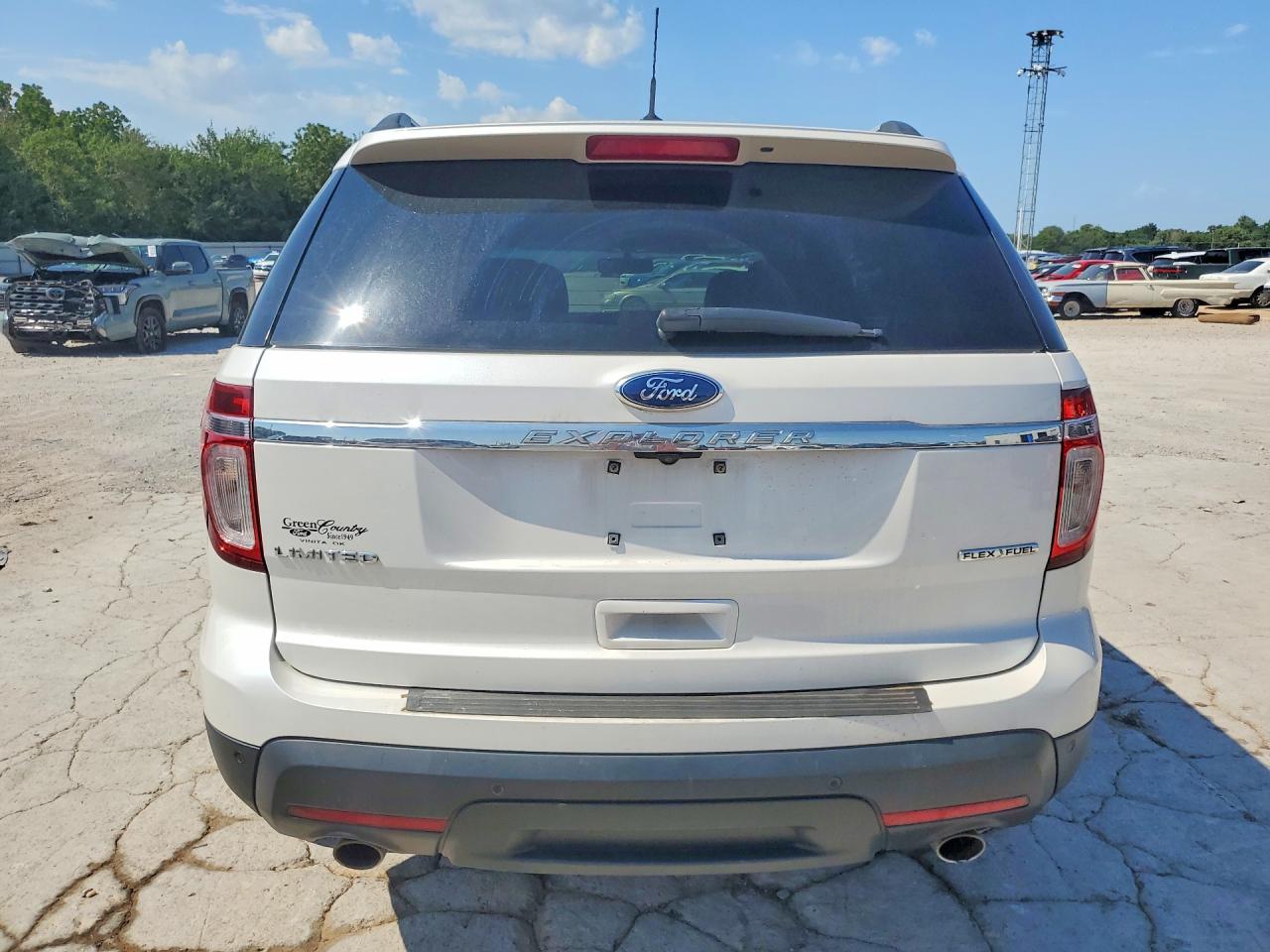 2014 Ford Explorer Limited Белый vin: 1FM5K7F82EGB52040