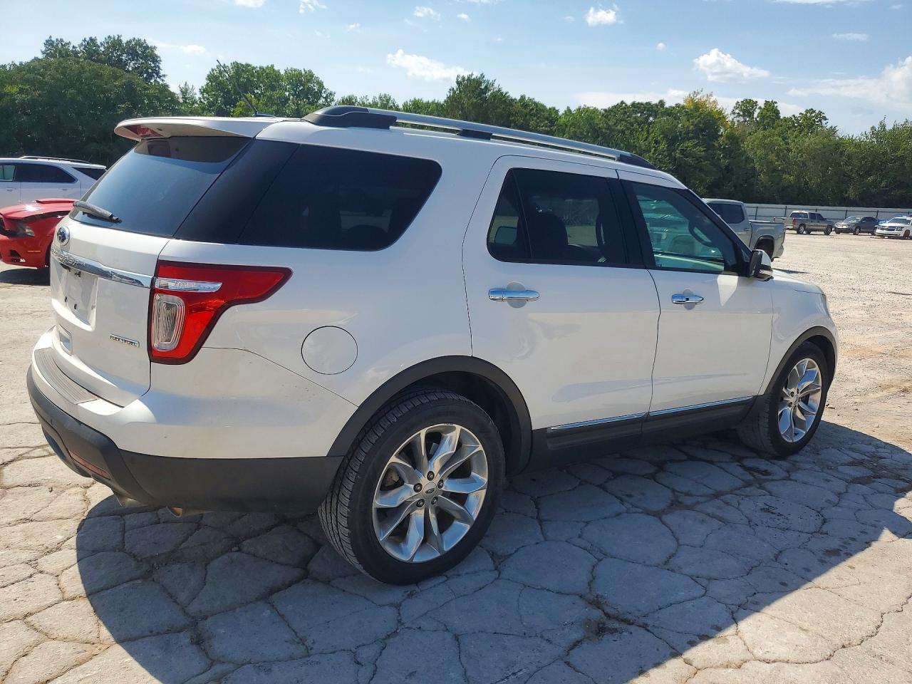 2014 Ford Explorer Limited Белый vin: 1FM5K7F82EGB52040