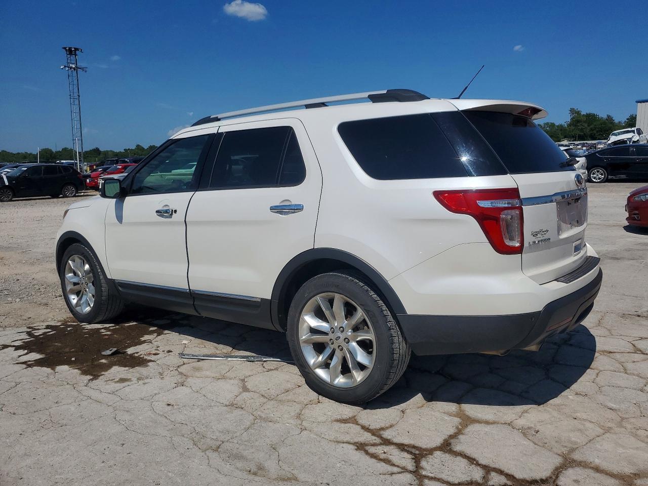 2014 Ford Explorer Limited Белый vin: 1FM5K7F82EGB52040