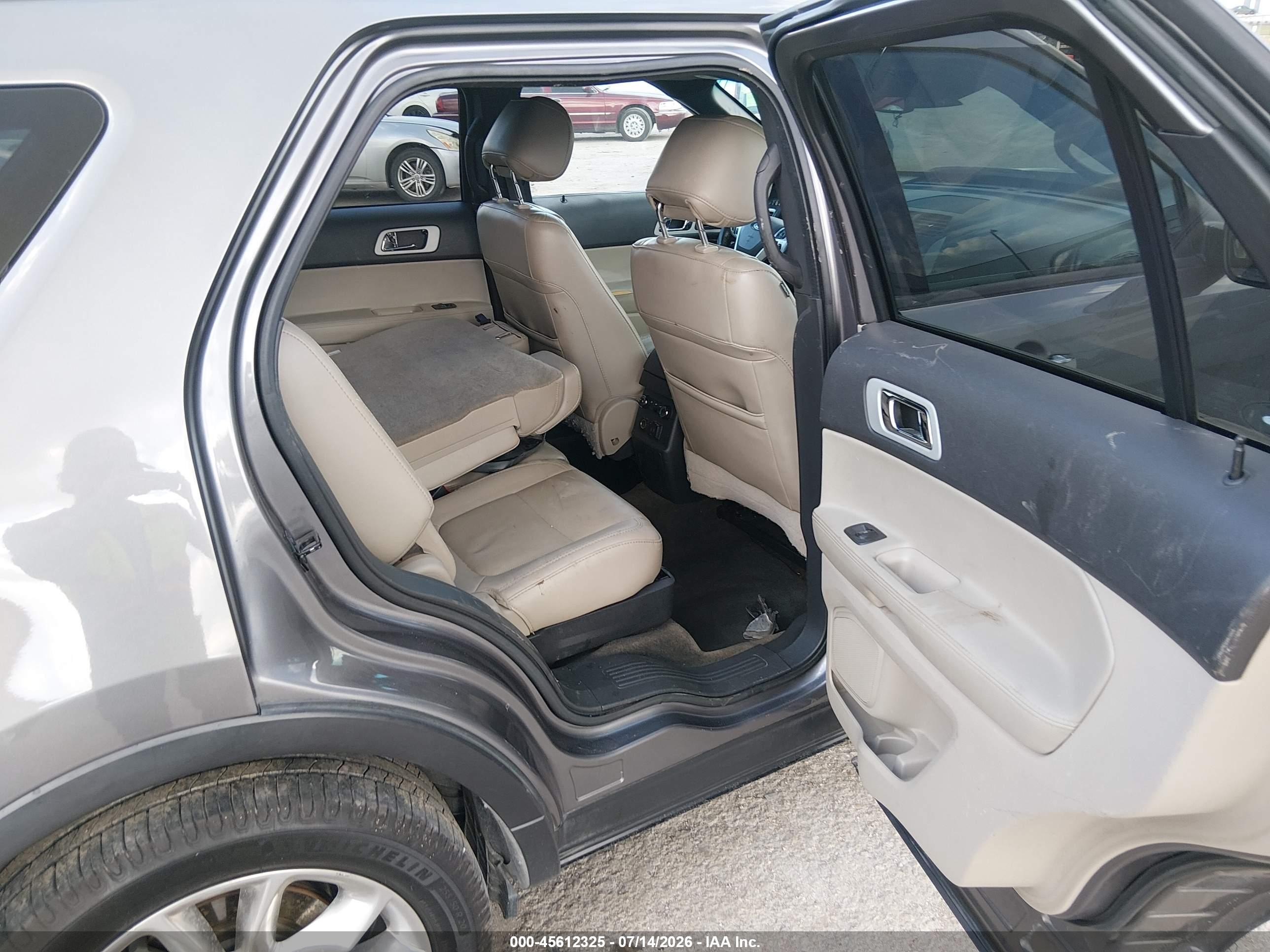 2014 Ford Explorer Limited Gray vin: 1FM5K7F82EGC12334