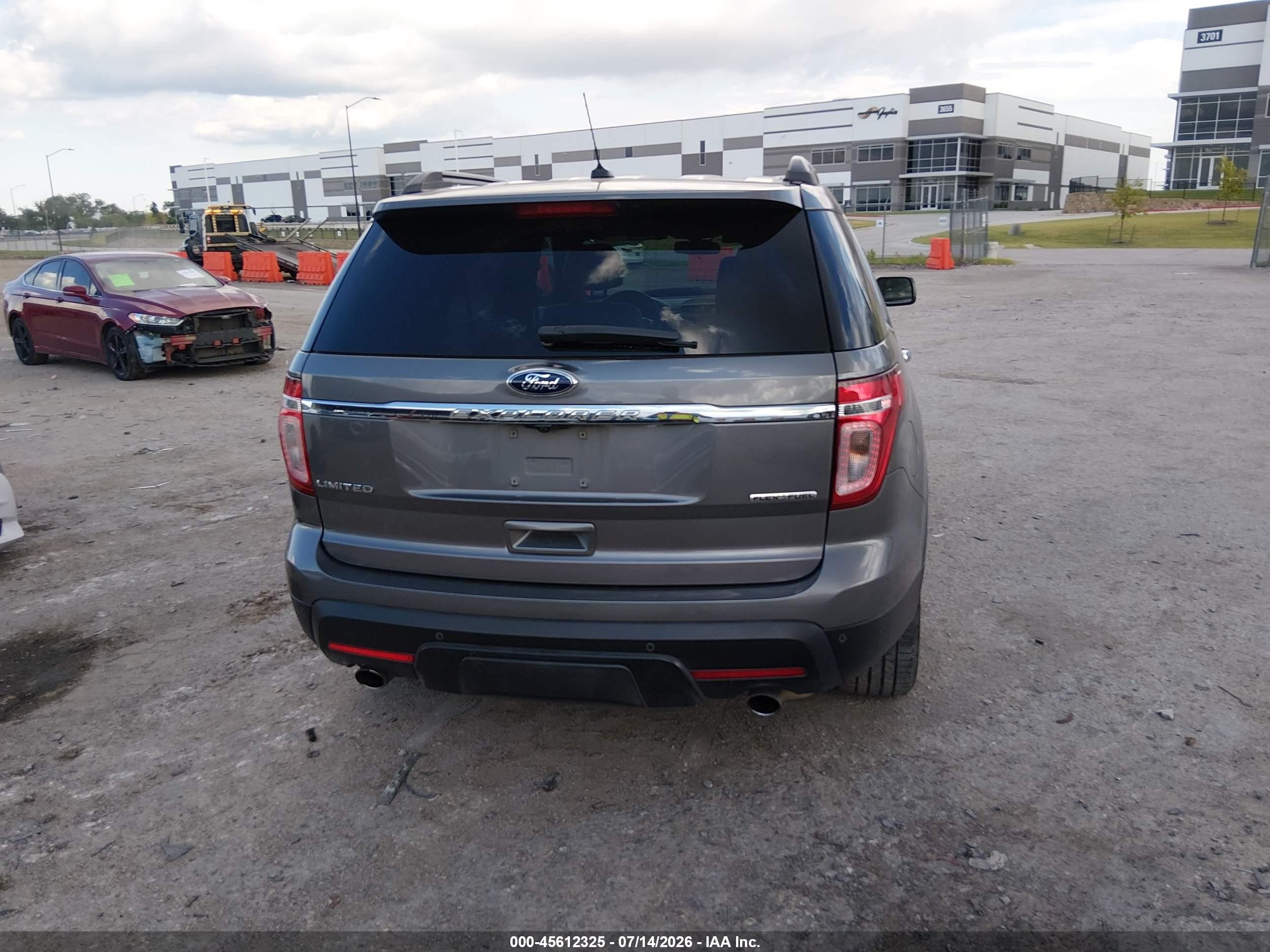 2014 Ford Explorer Limited Gray vin: 1FM5K7F82EGC12334
