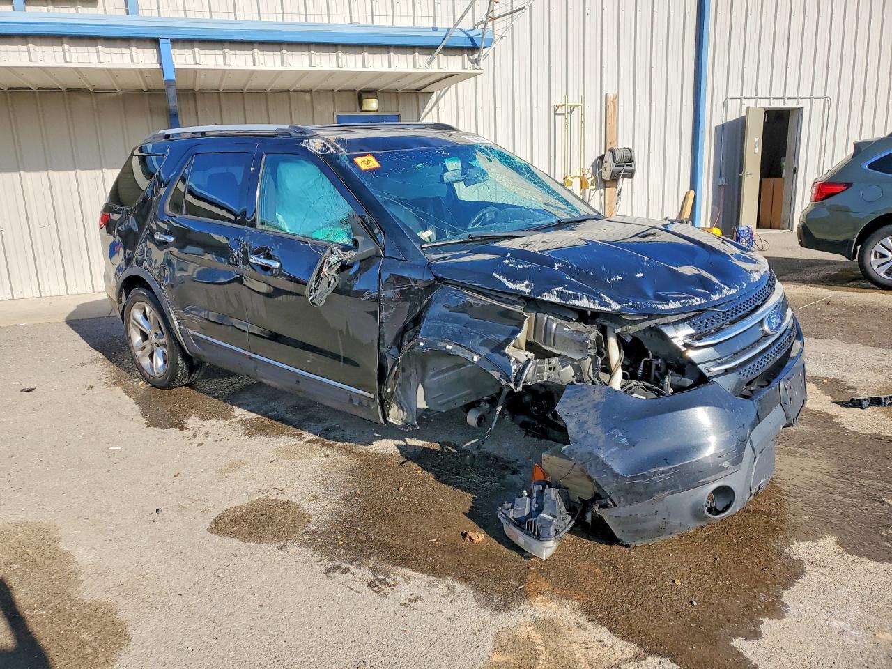 2015 Ford Explorer Limited Black vin: 1FM5K7F82FGA04777